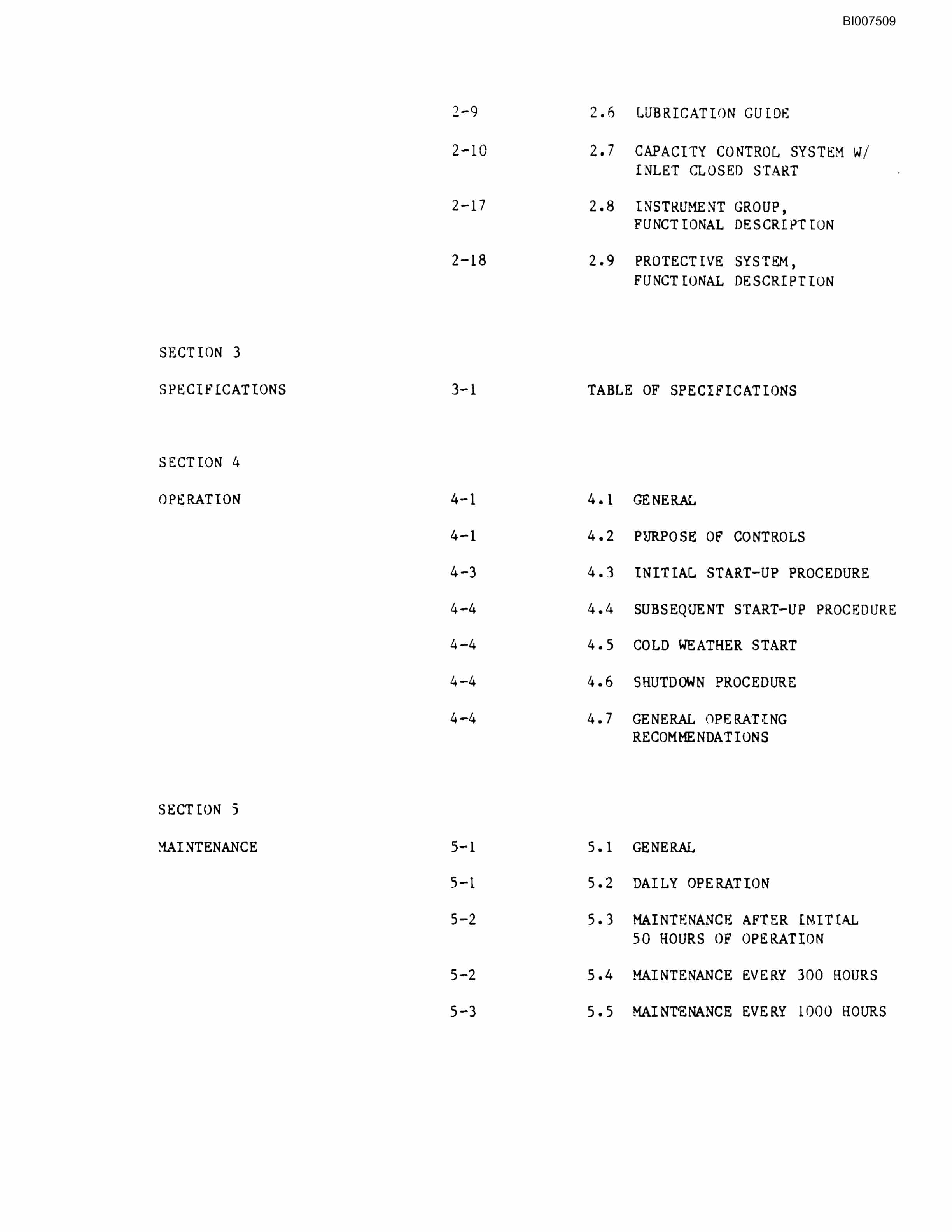Bucyrus GDC2HP-25007 High Pressure Small Rotary Blasthole Drill Parts Catalog BI007509-3