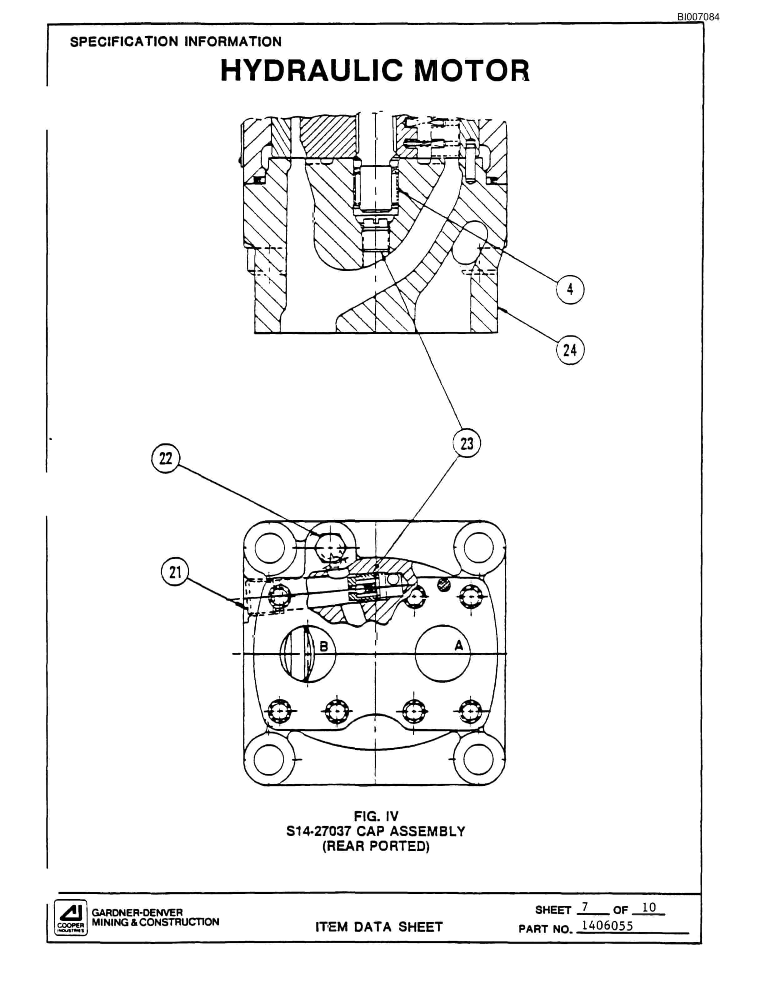 Bucyrus GDC2HP Parts Catalog BI007084-3
