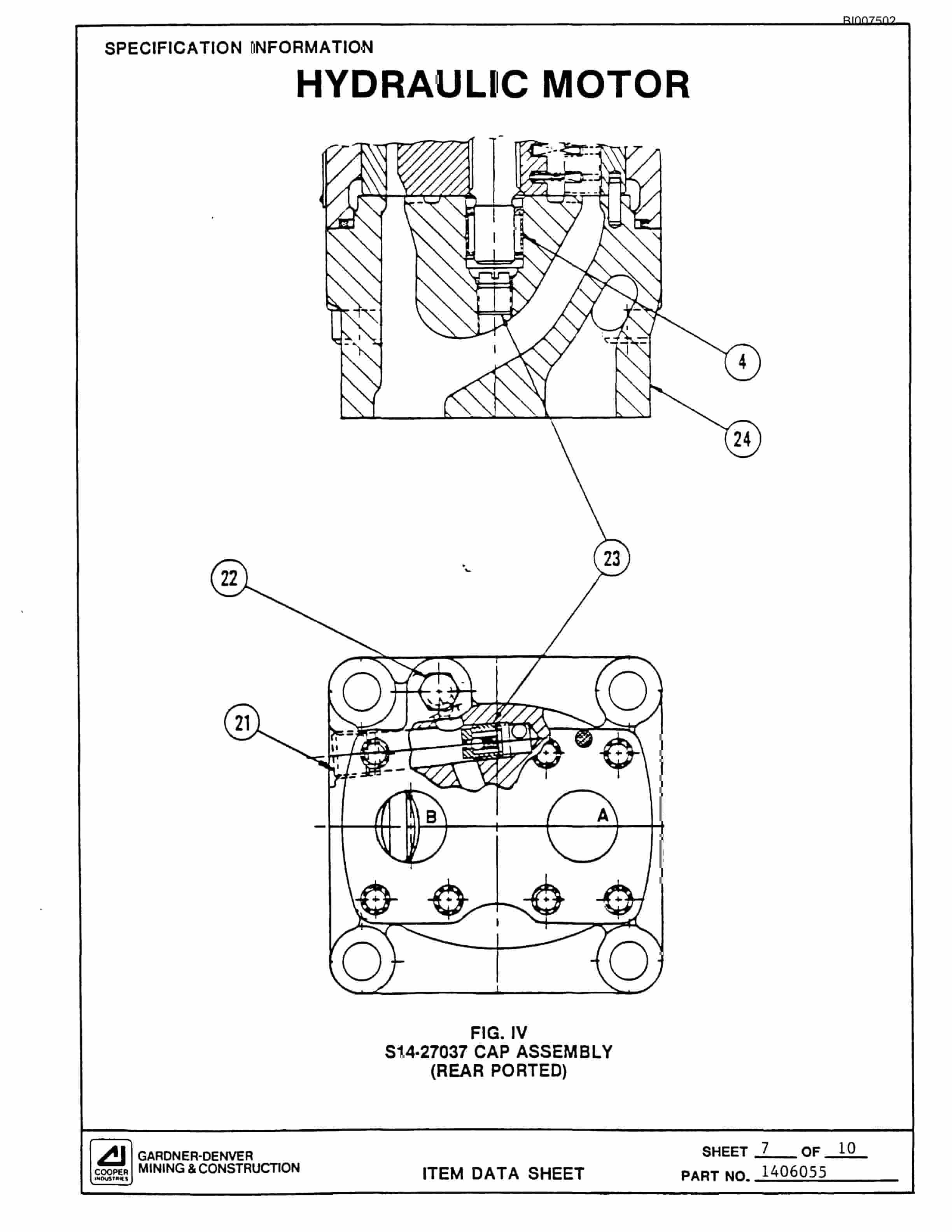 Bucyrus GDC3HP Parts Catalog BI007502-5