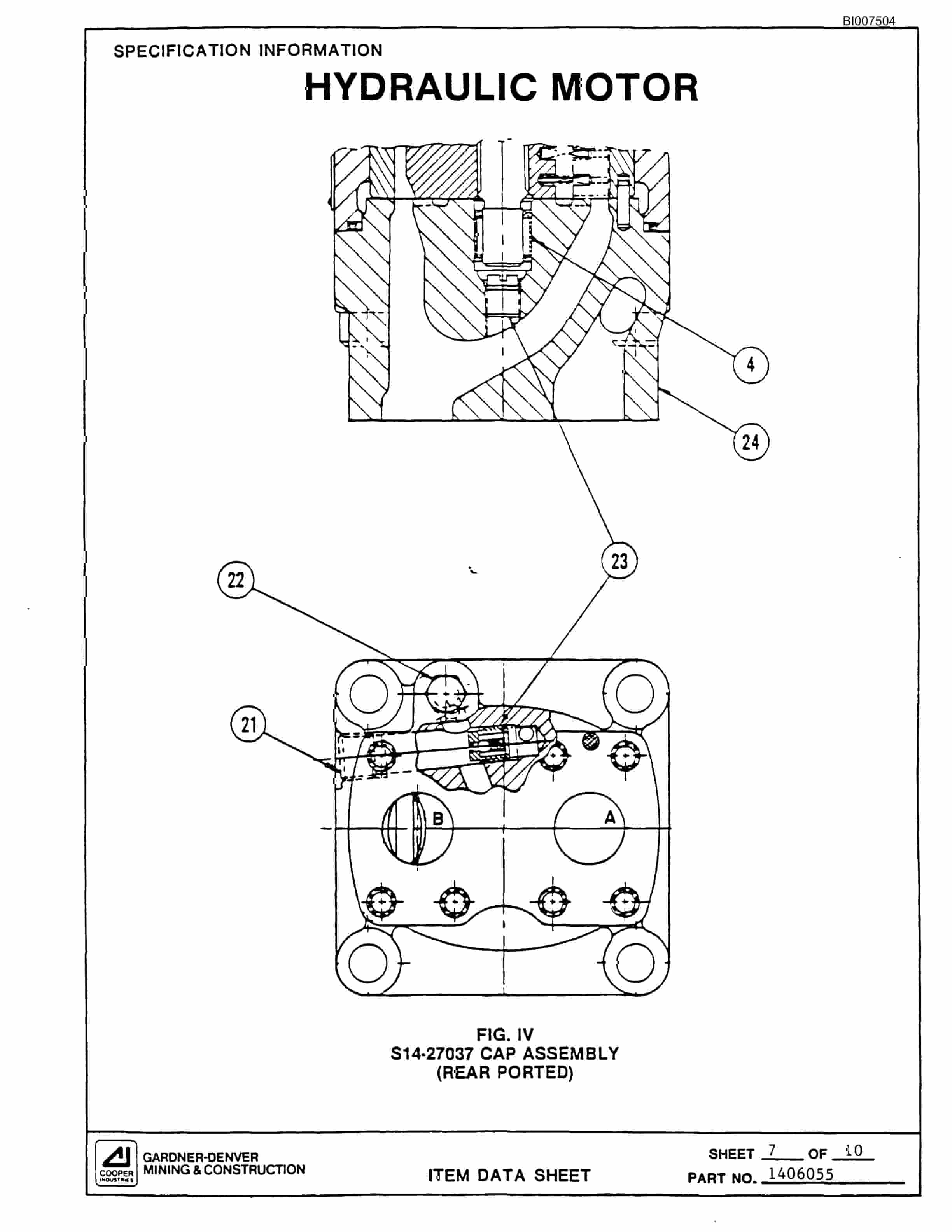 Bucyrus GDC3HP Parts Catalog BI007504-5
