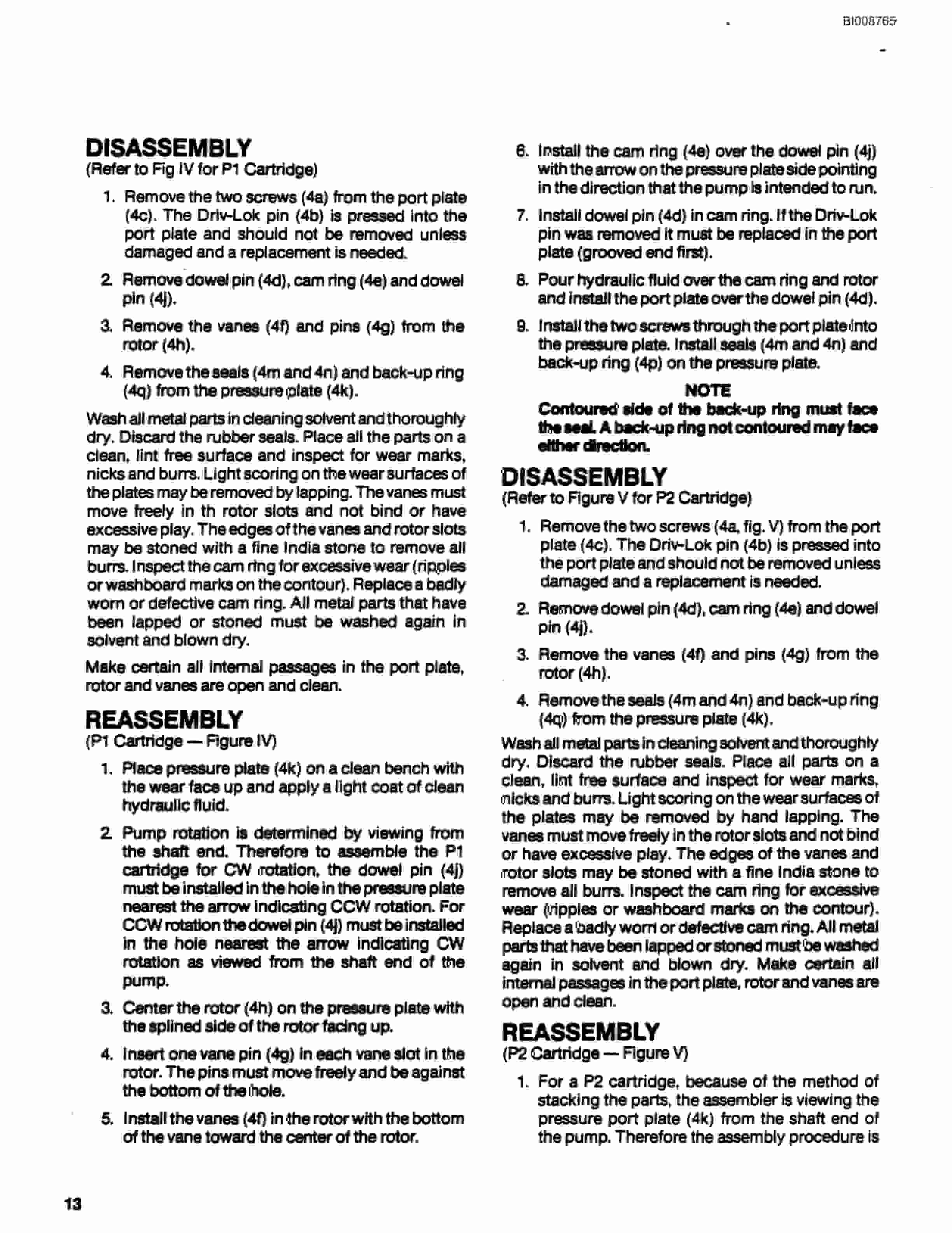 Bucyrus GDC3HP Parts Catalog BI008765-4