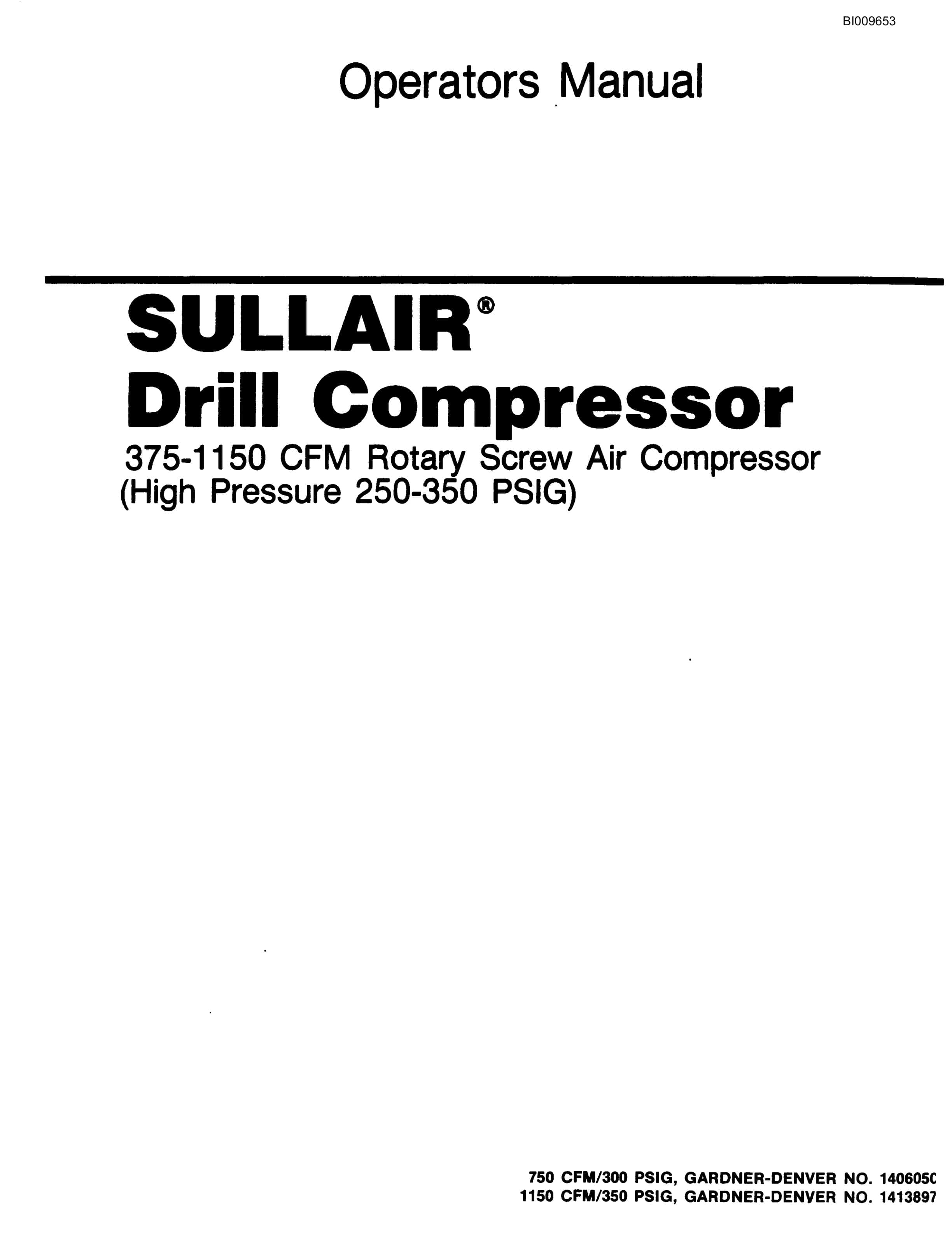 Bucyrus GDC3HP Parts Catalog BI009653-2