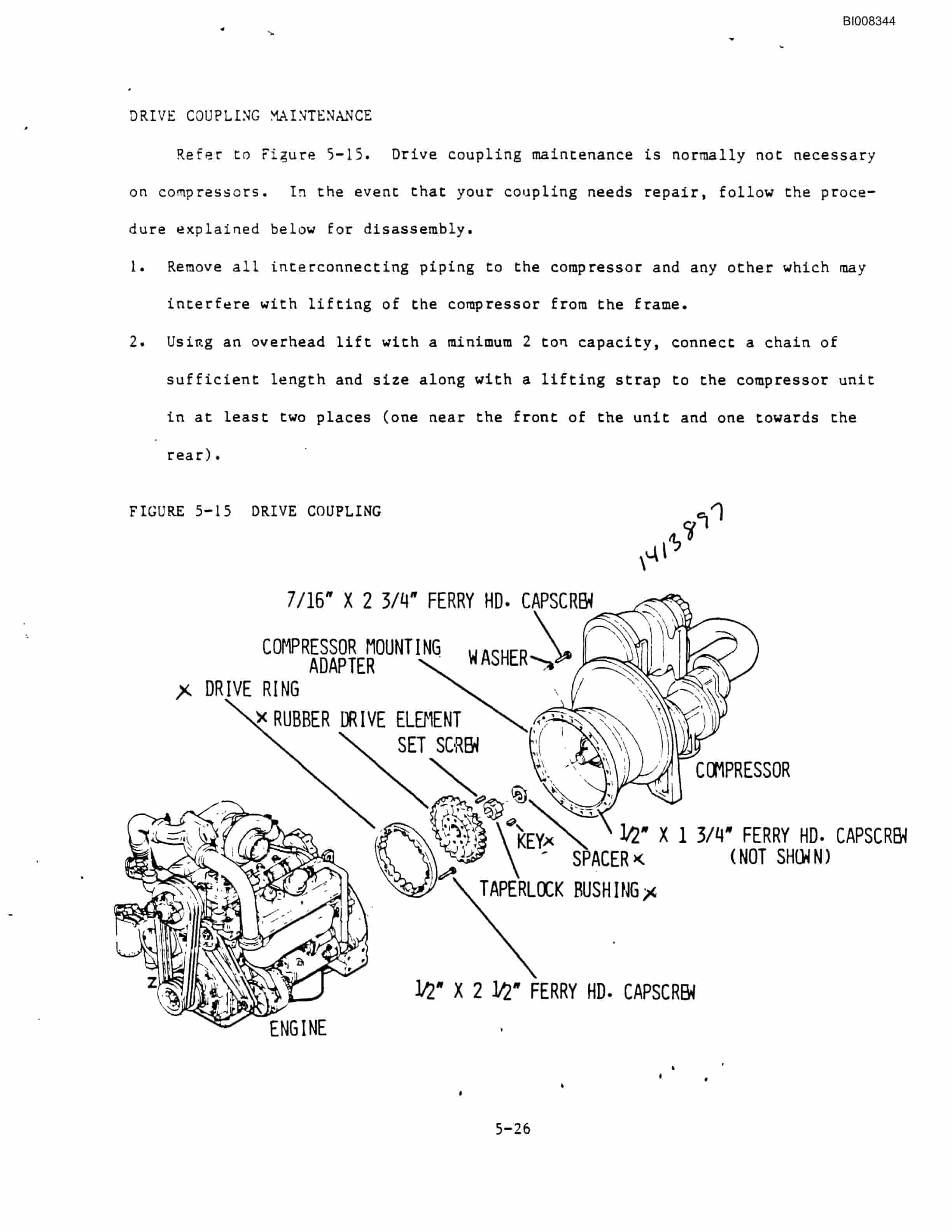 Bucyrus GDC3HP Rotary Blasthole Drill Parts Catalog BI008344-3