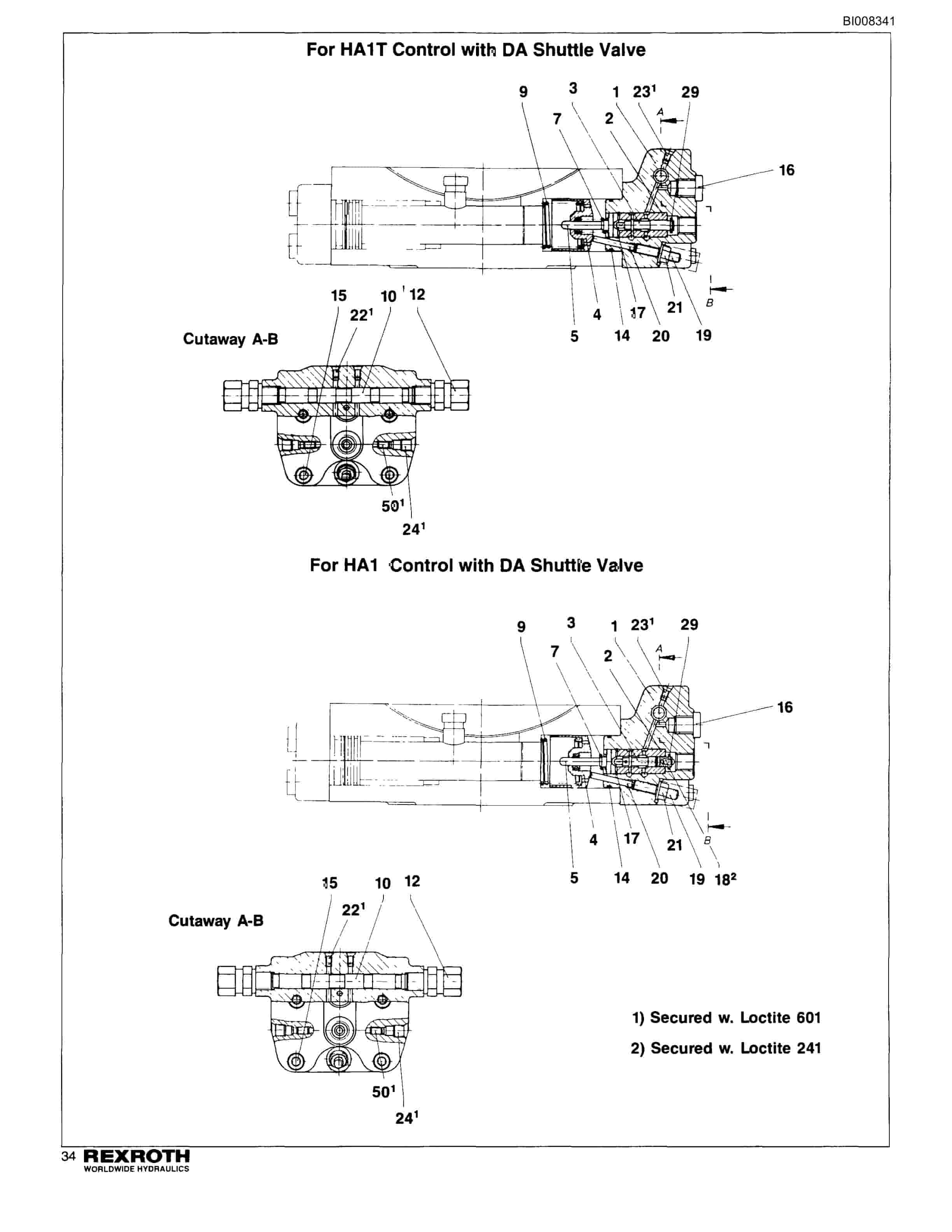 Bucyrus GDCJ (35B) Rotary Blasthole Drill Parts Catalog BI008341-5