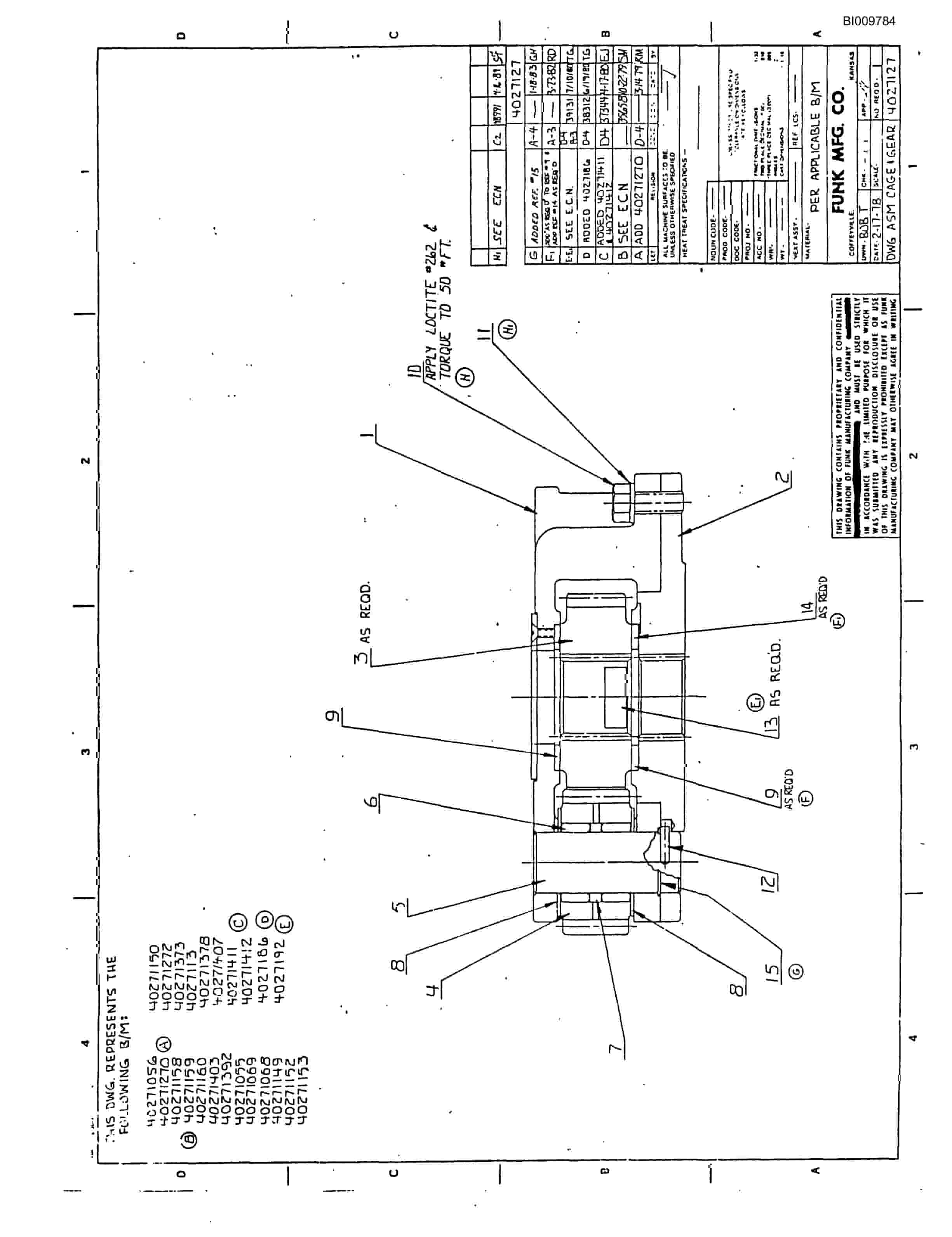 Bucyrus GDCJ Rotary Blasthole Drill Parts Catalog BI009784-4