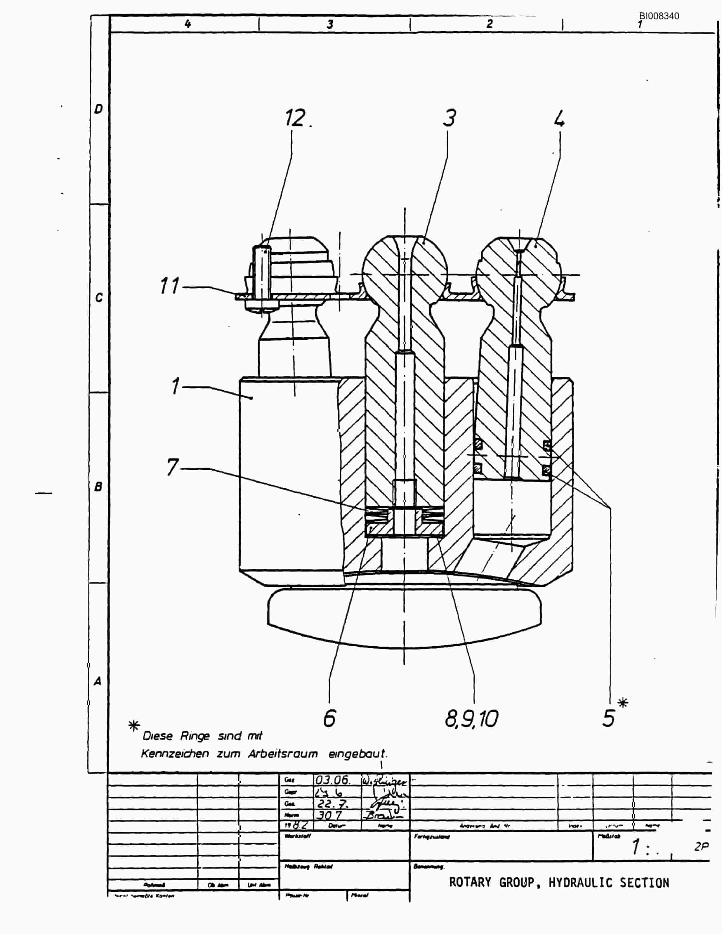 Bucyrus GDCL Rotary Blasthole Drill Parts Catalog BI008340-4