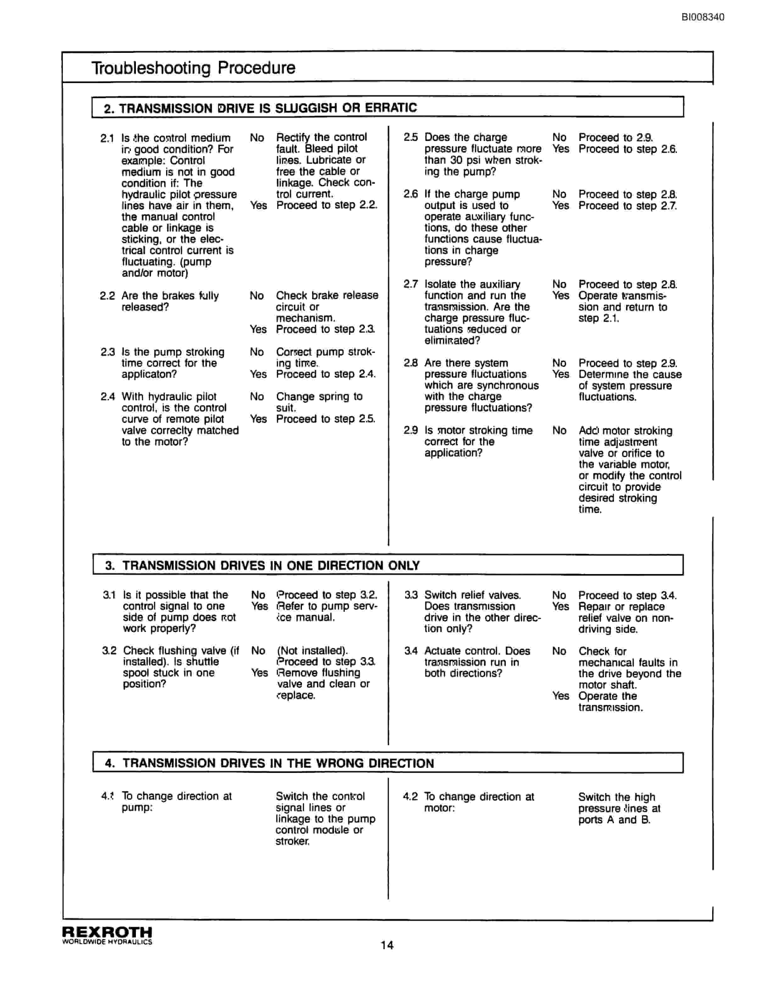 Bucyrus GDCL Rotary Blasthole Drill Parts Catalog BI008340-5