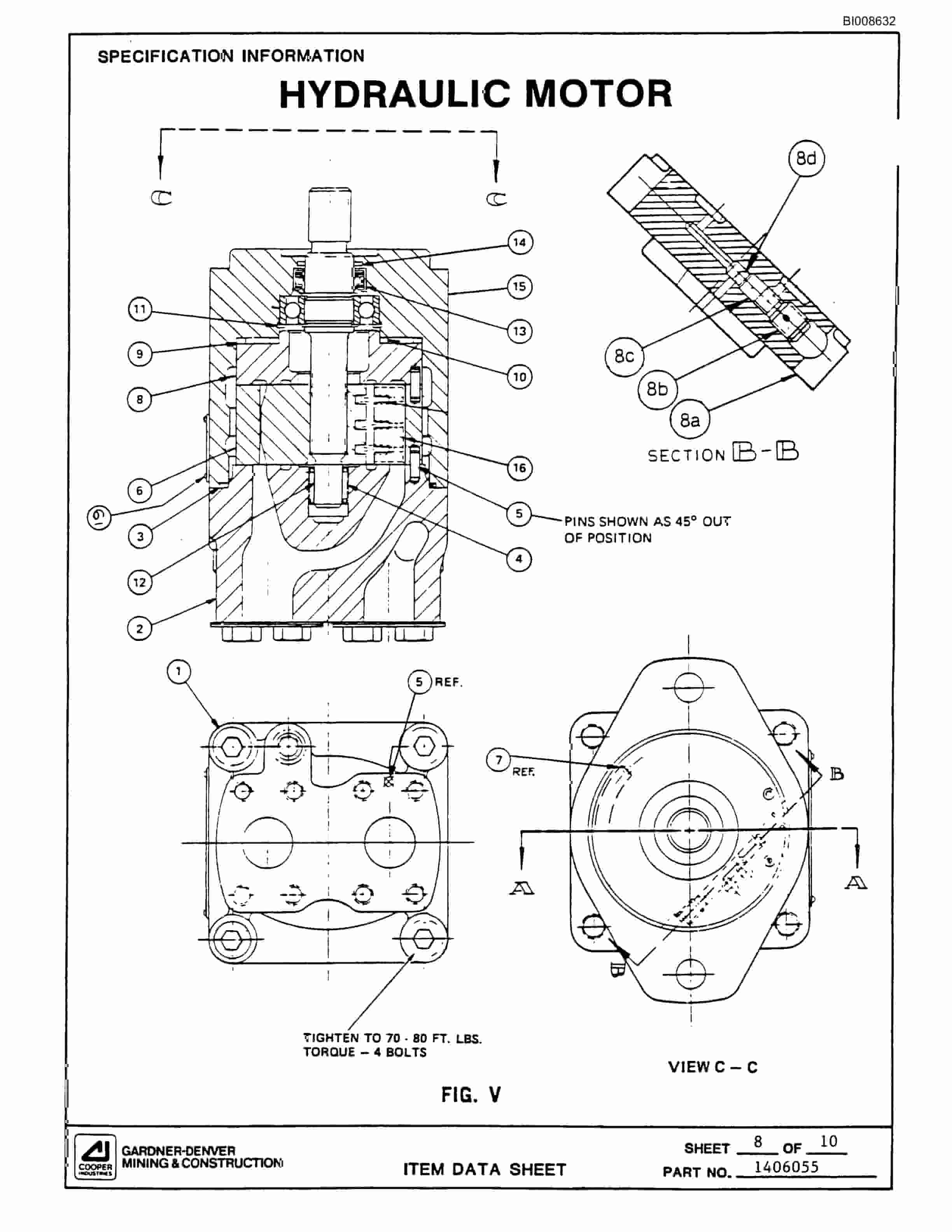 Bucyrus GDCL Rotary Blasthole Drill Parts Catalog BI008632-3