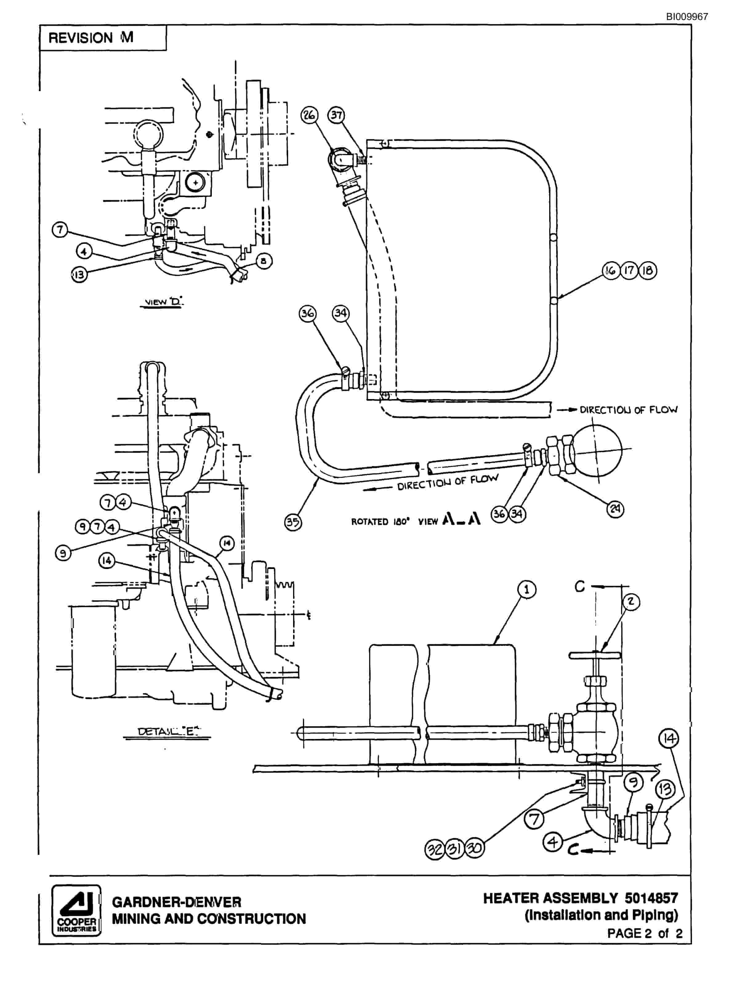 Bucyrus GDCL Rotary Blasthole Drill Parts Catalog BI009967-2