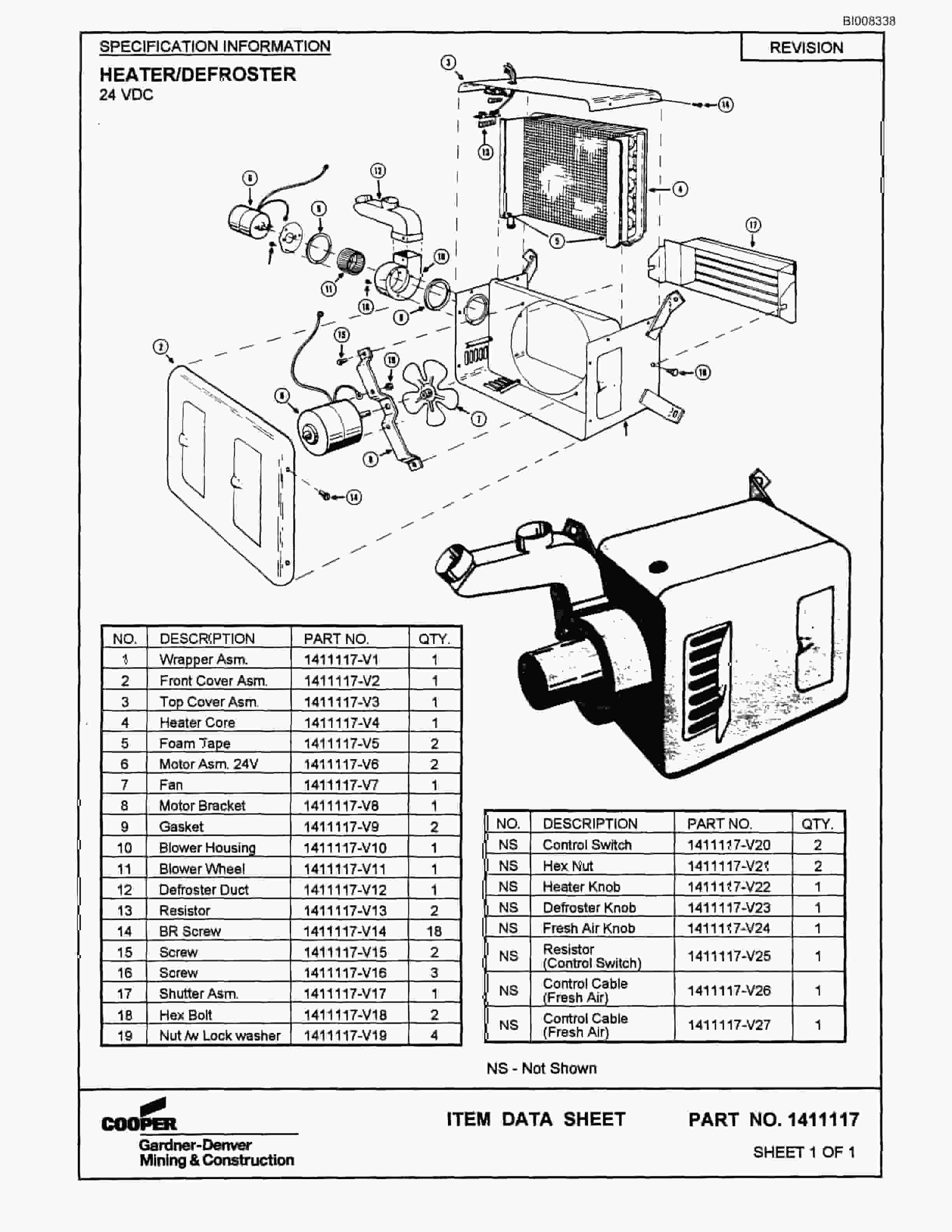 Bucyrus GDCM Rotary Blasthole Drill Parts Catalog BI008338-2