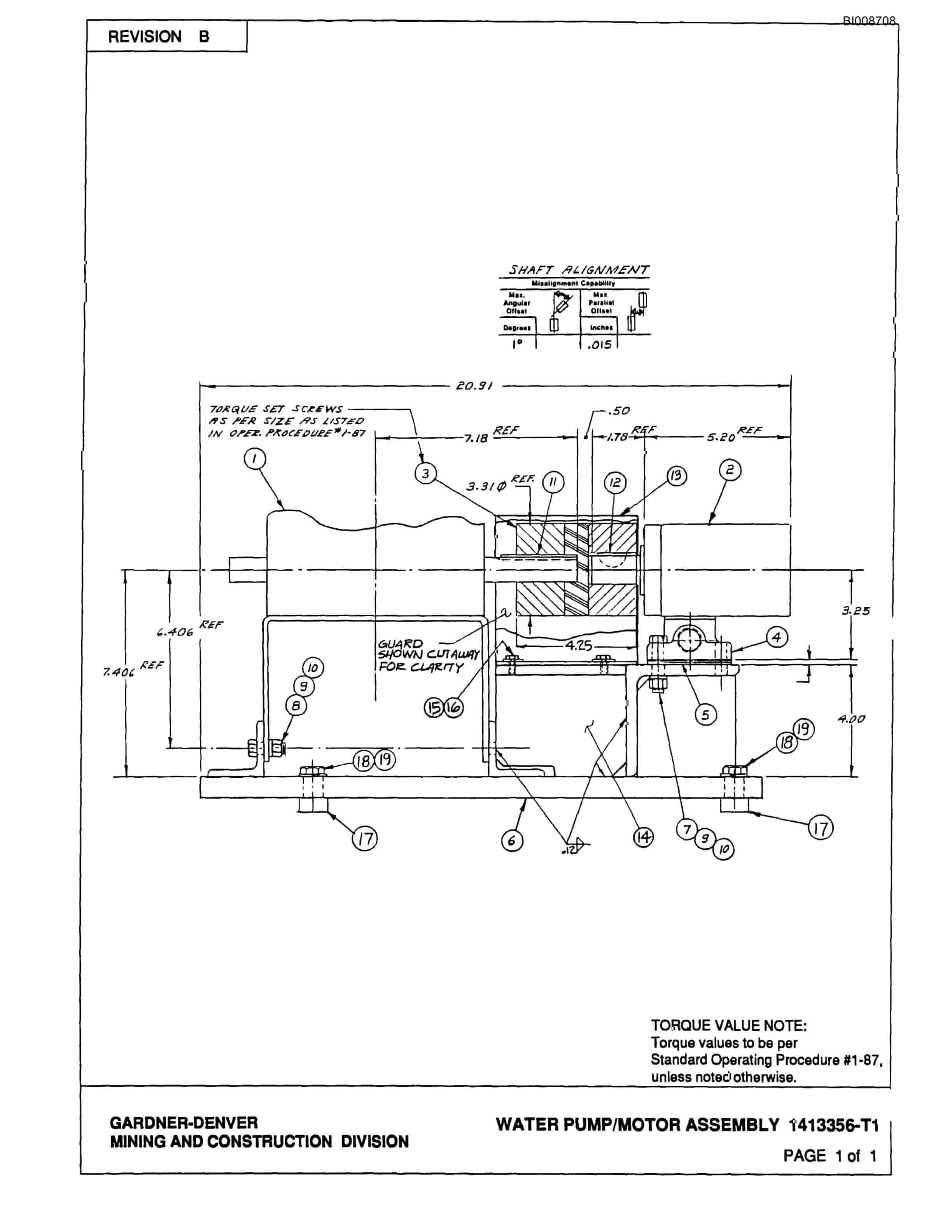 Bucyrus GDCM Rotary Blasthole Drill Parts Catalog BI008708-2