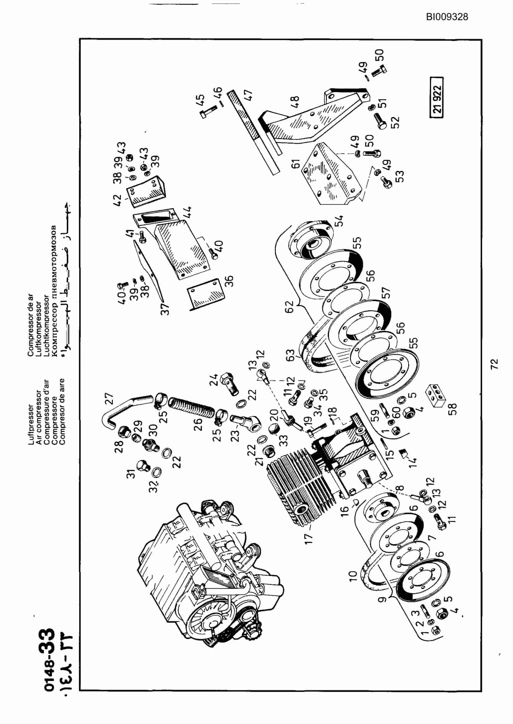 Bucyrus HC3 Articulated Hydraulic Jumbo Parts Catalog BI009328-2
