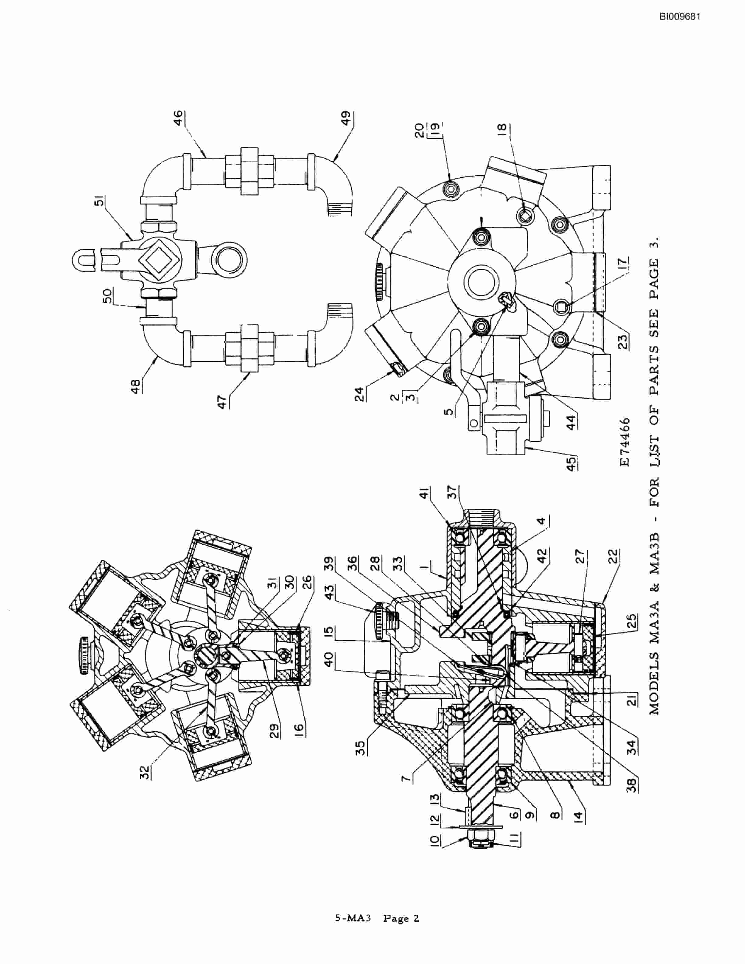 Bucyrus HDC-E-82 Parts Catalog BI009681-4