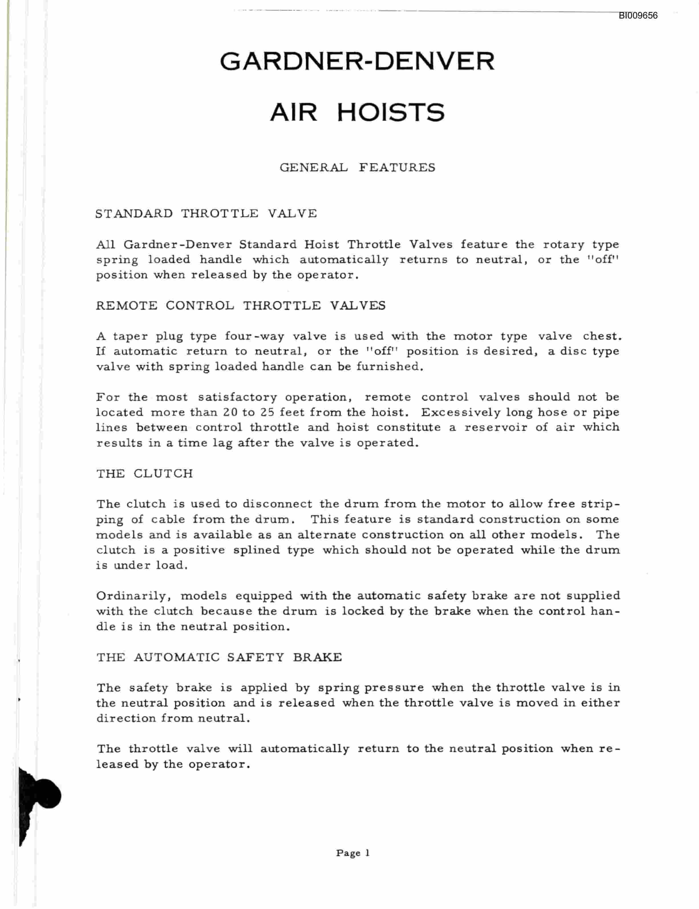 Bucyrus HDCE-78 Parts Catalog BI009656-3