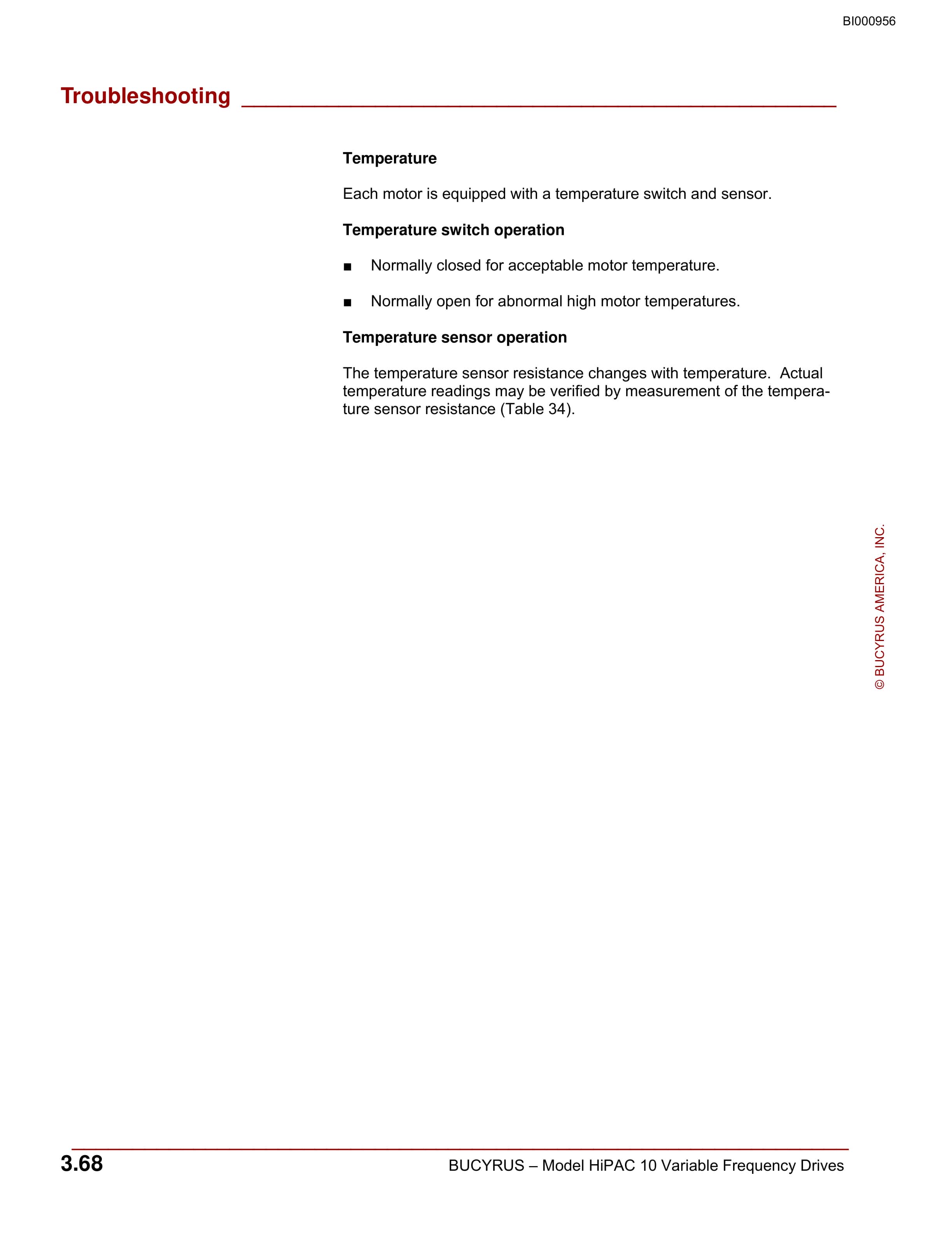 Bucyrus HiPAC 10 VFD Operation And Troubleshooting Manual BI000956-4