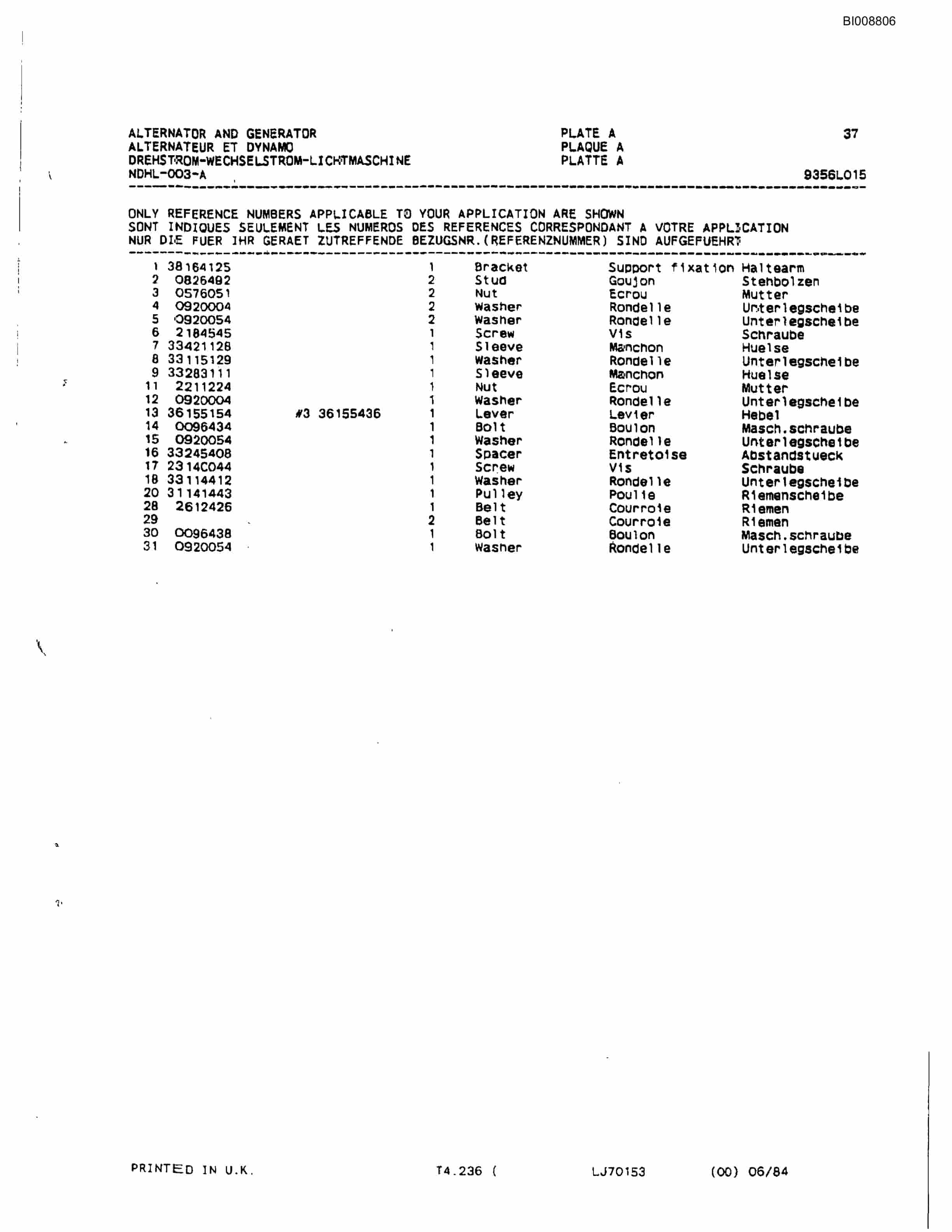 Bucyrus HT2500 Hydraulic Track Drill Parts Catalog BI008806-3