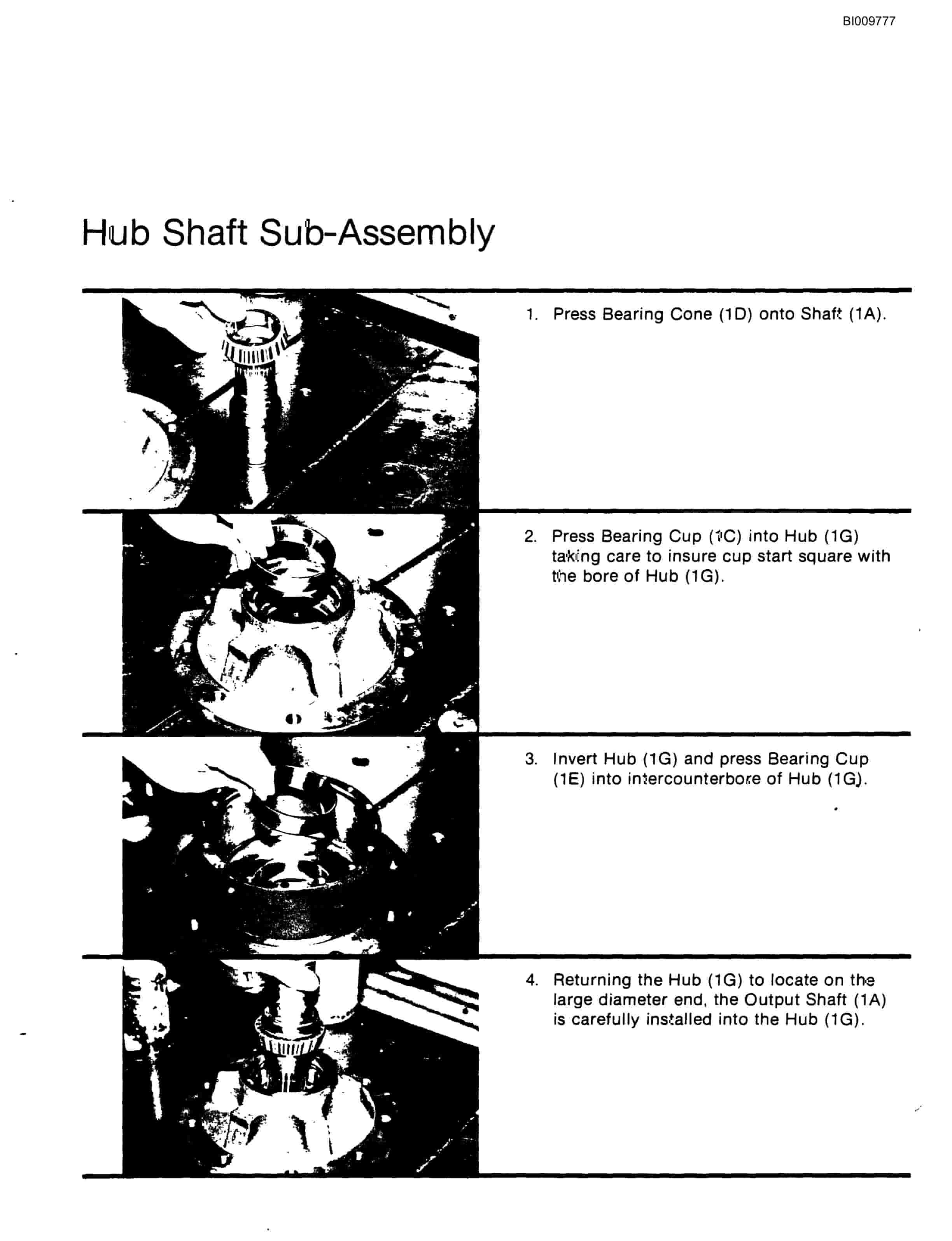 Bucyrus HT2500 Hydraulic Track Drill Parts Catalog BI009777-2
