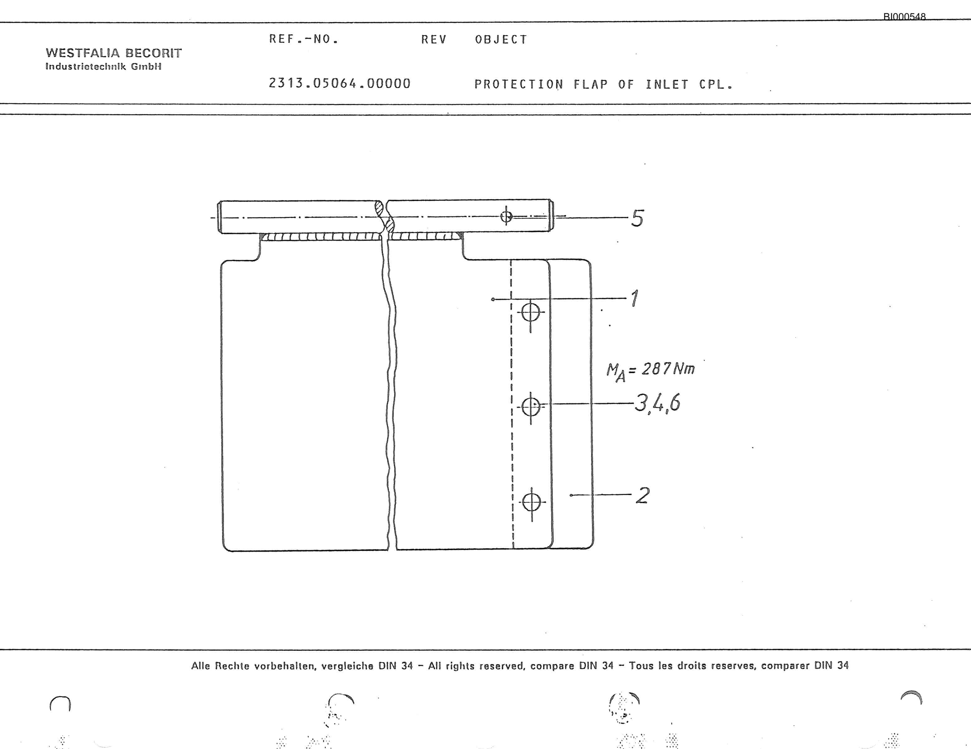 Bucyrus Impact Roll Sizer SB 250 UB Parts Catalog BI000548-3