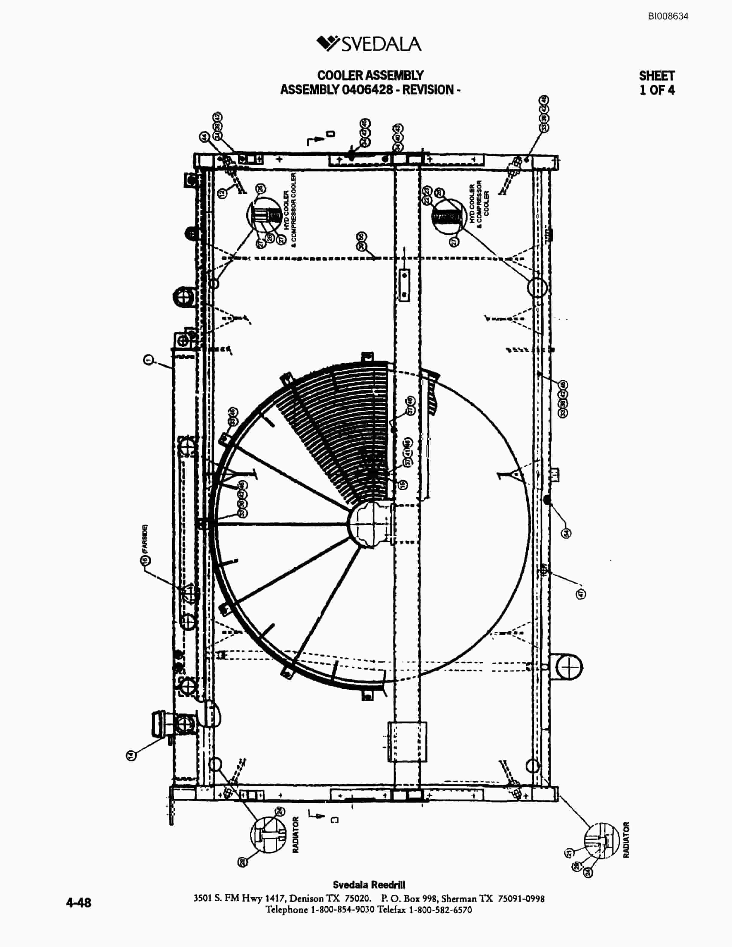 Bucyrus Infinity Blasthole Drill Parts Catalog BI008634-2
