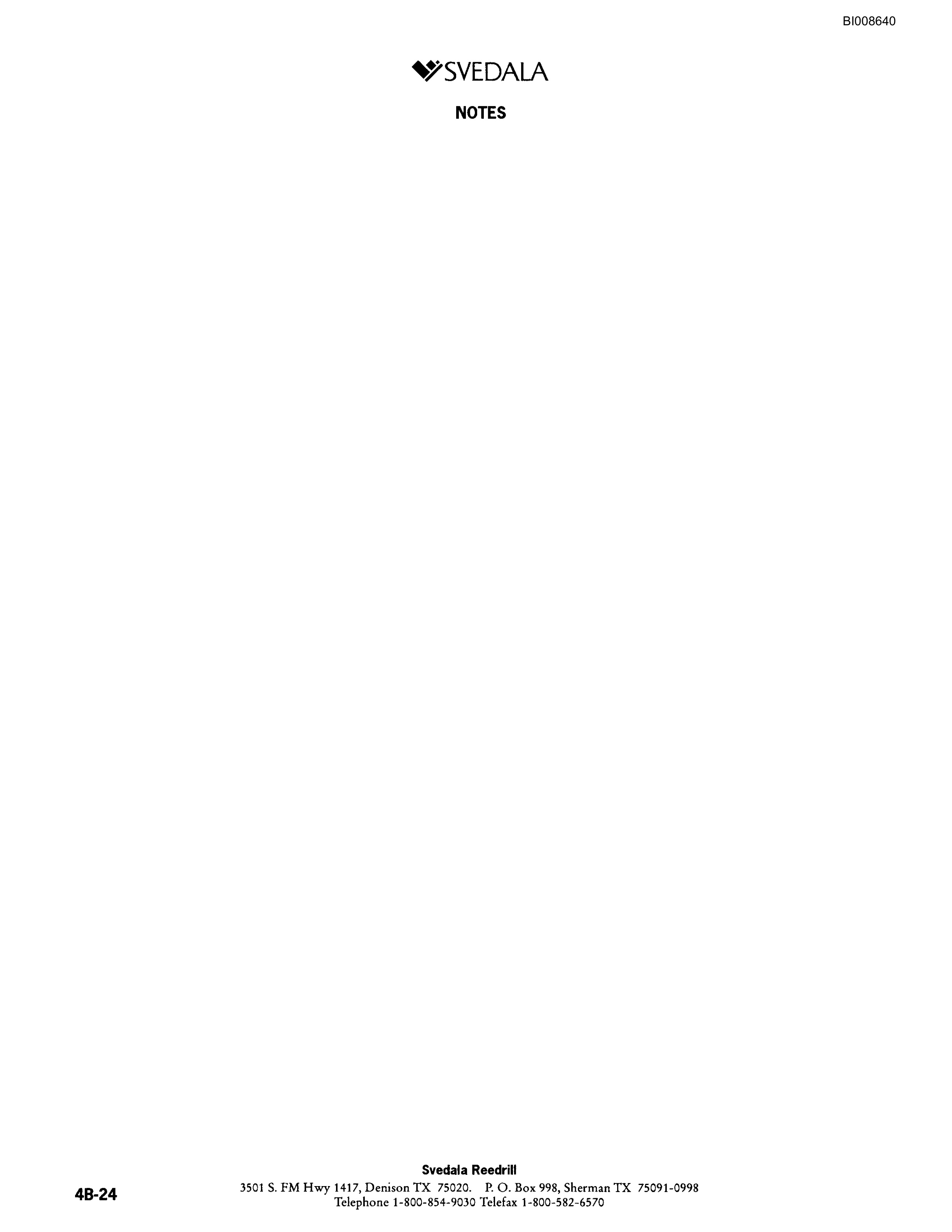 Bucyrus Infinity Blasthole Drill Parts Catalog BI008640-2