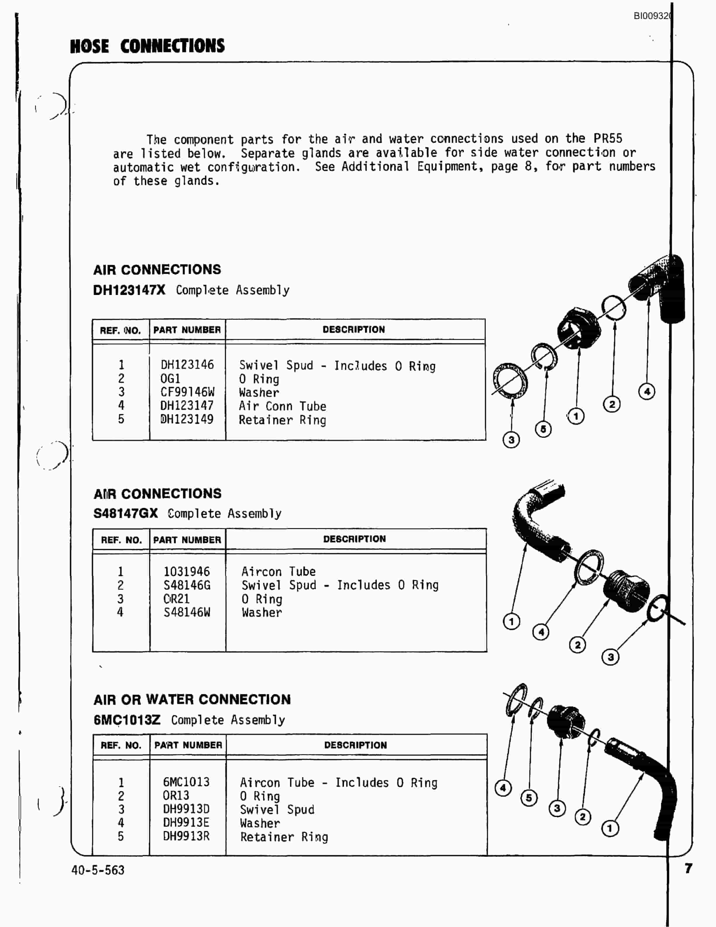 Bucyrus JB-1033 Parts Catalog BI009320-5