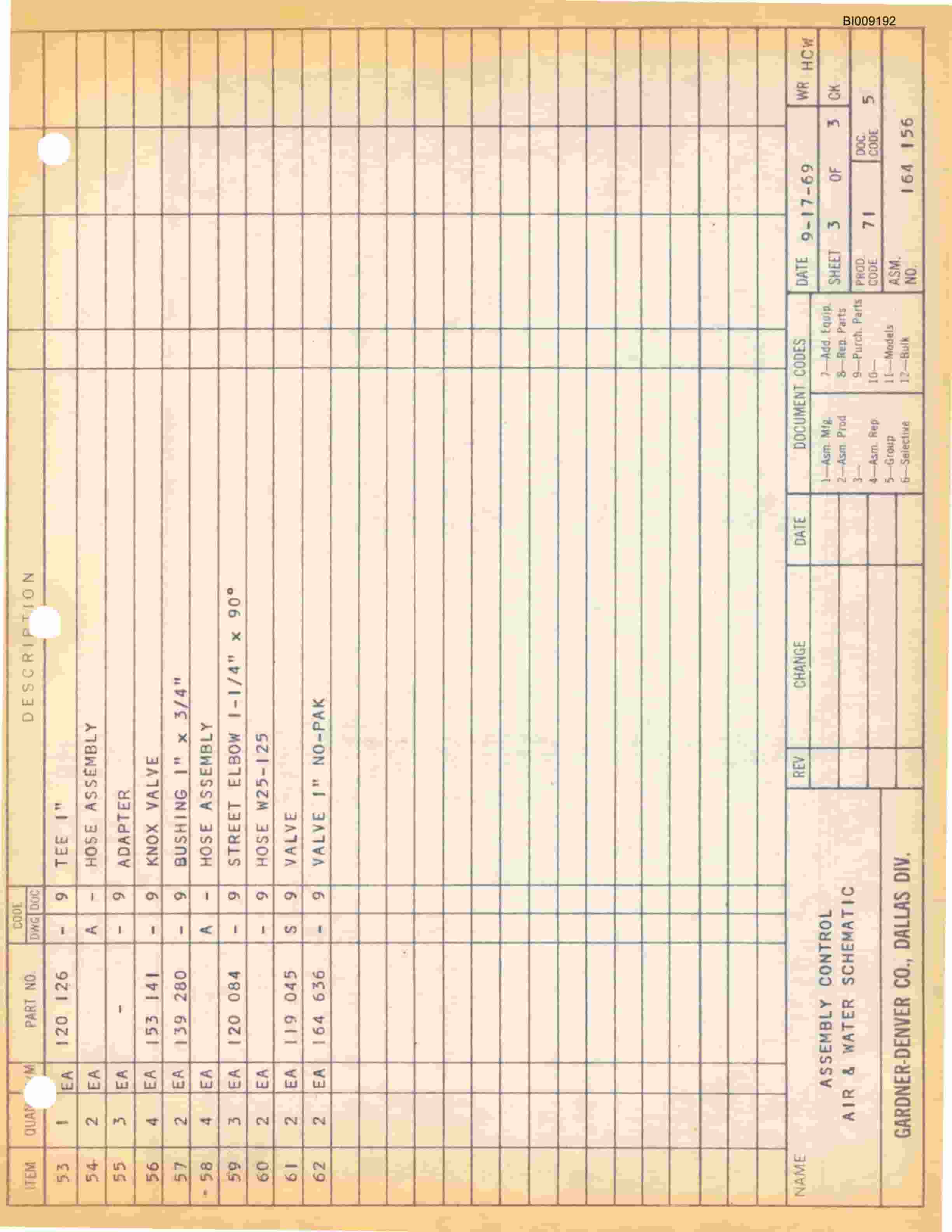 Bucyrus JB-276 Parts Catalog BI009192-2