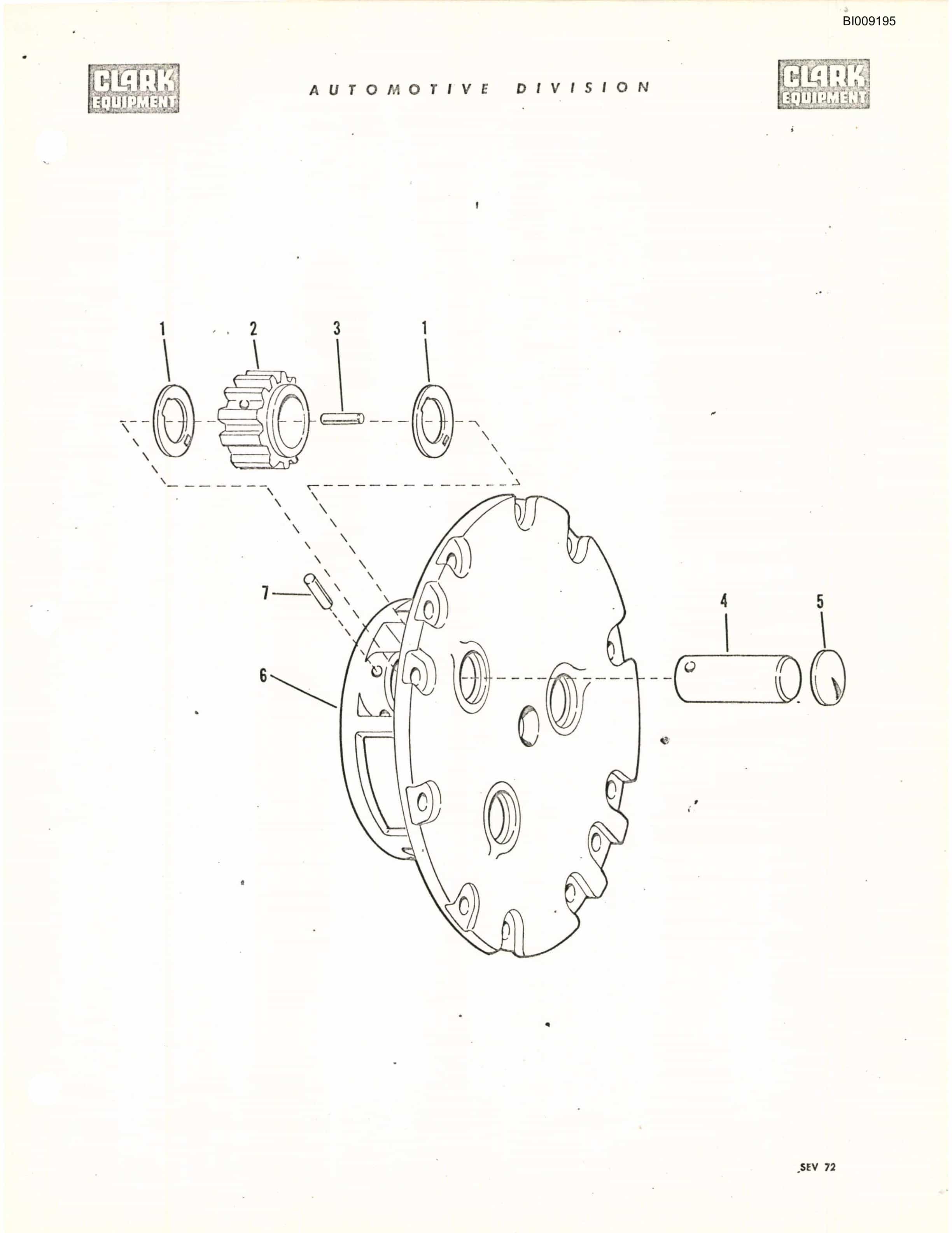 Bucyrus JB-277 Parts Catalog BI009195-5