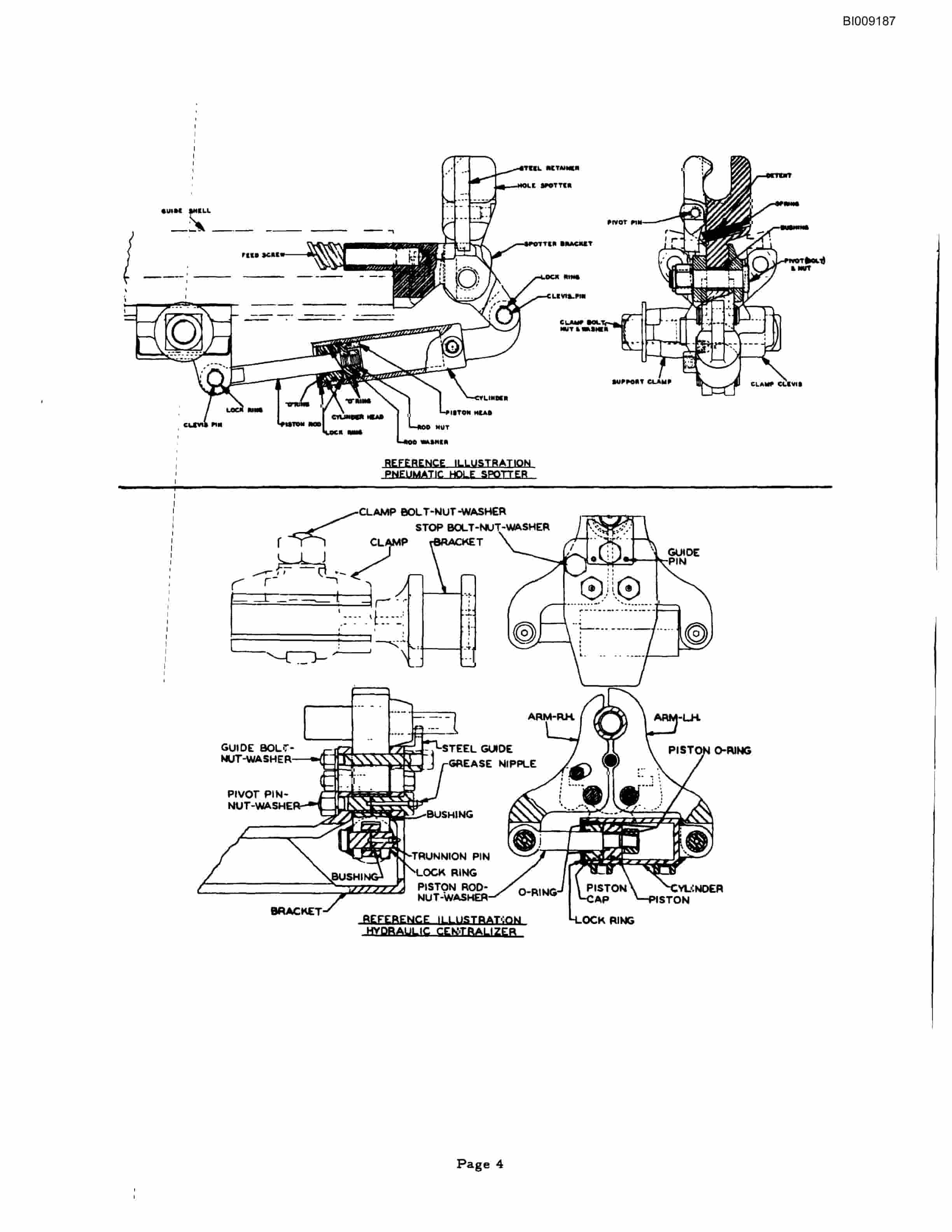 Bucyrus JB-281 Parts Catalog BI009187-3