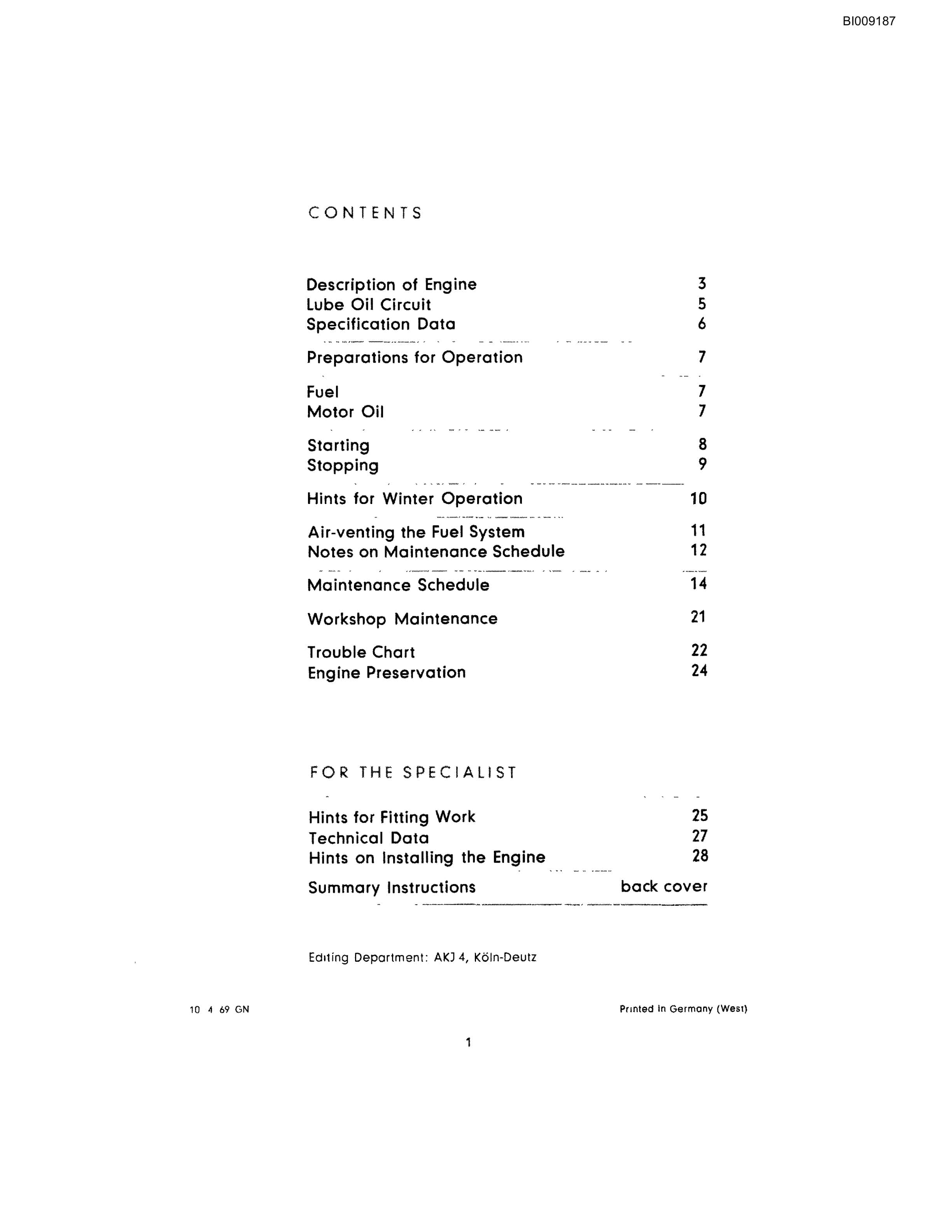 Bucyrus JB-281 Parts Catalog BI009187-5