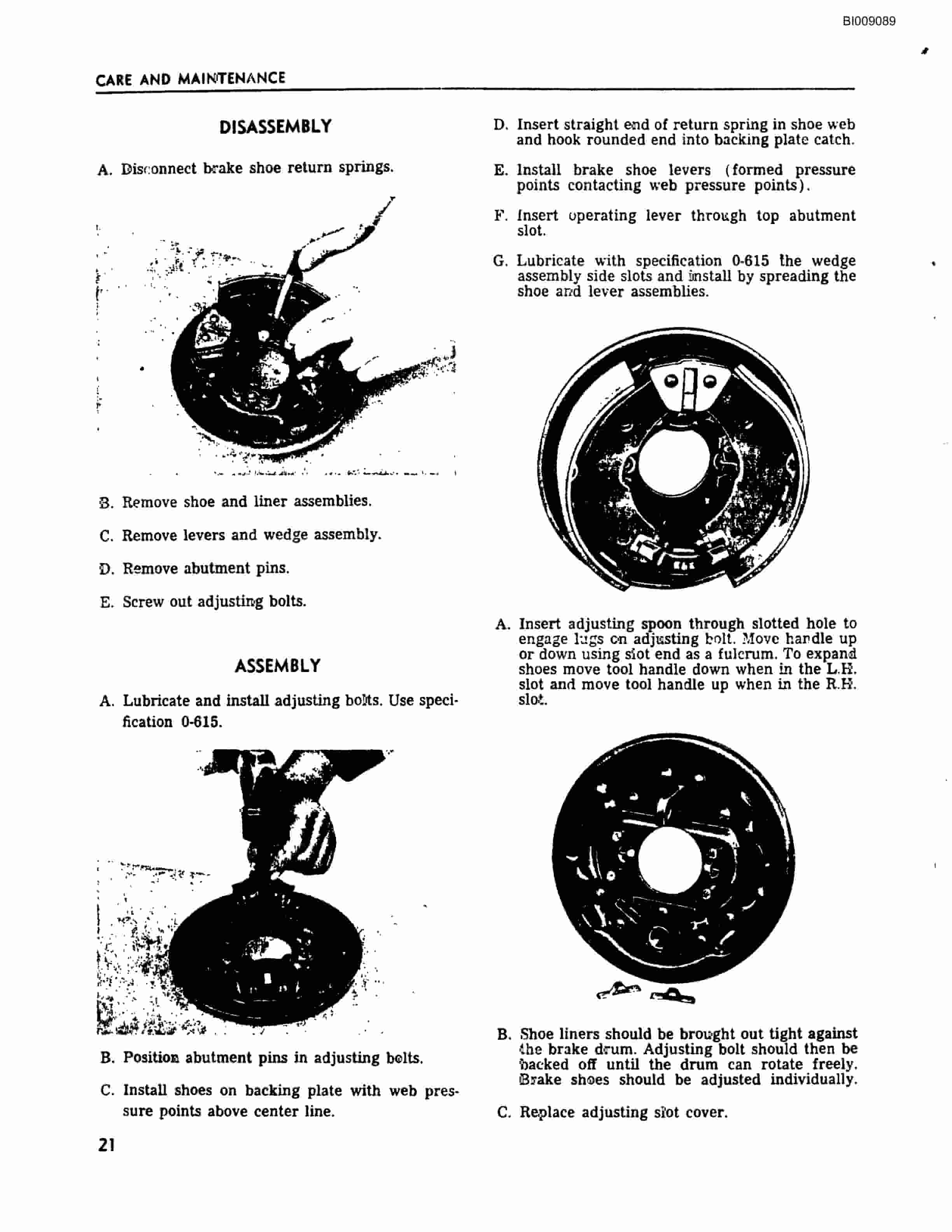 Bucyrus JB-301 Parts Catalog BI009089-3