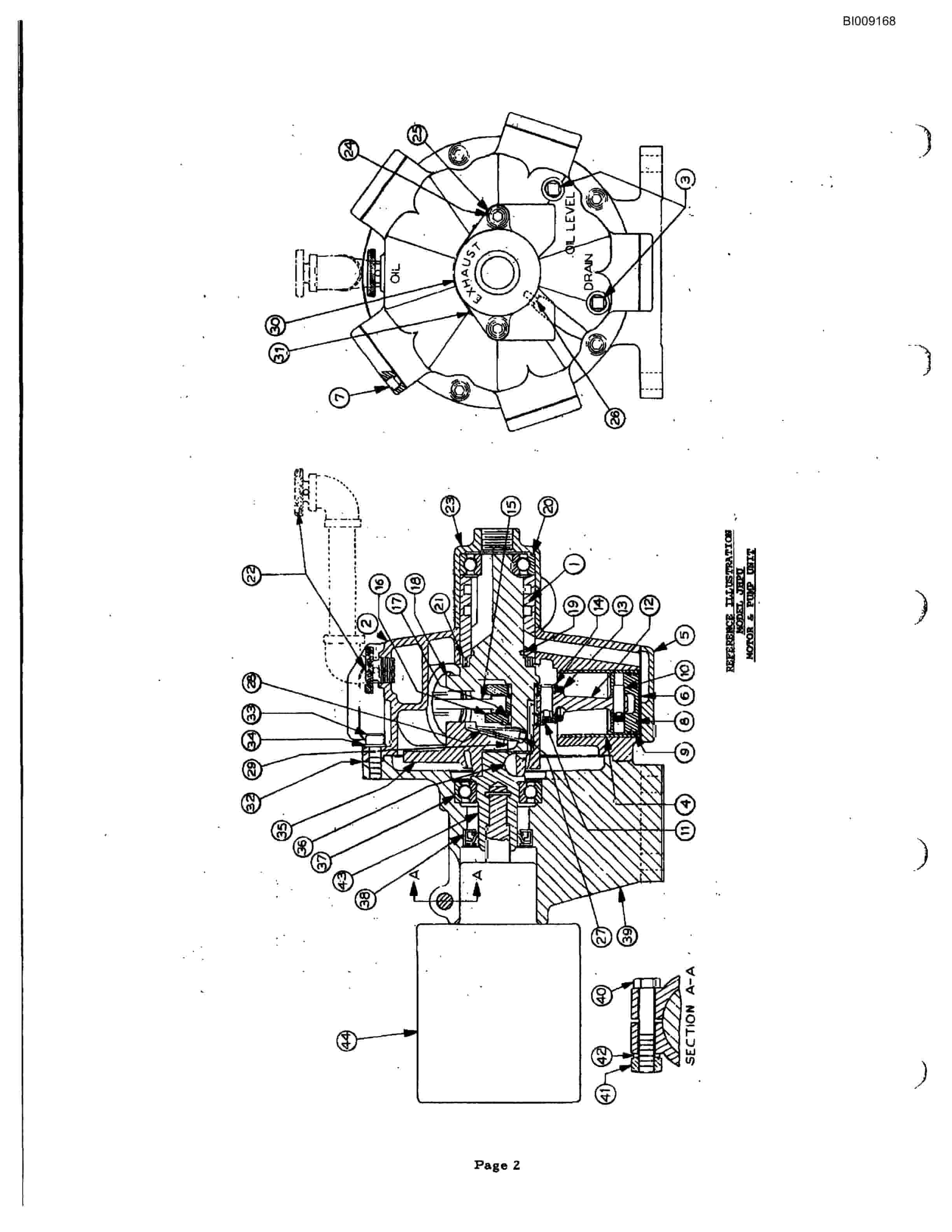 Bucyrus JB-305 Parts Catalog BI009168-3