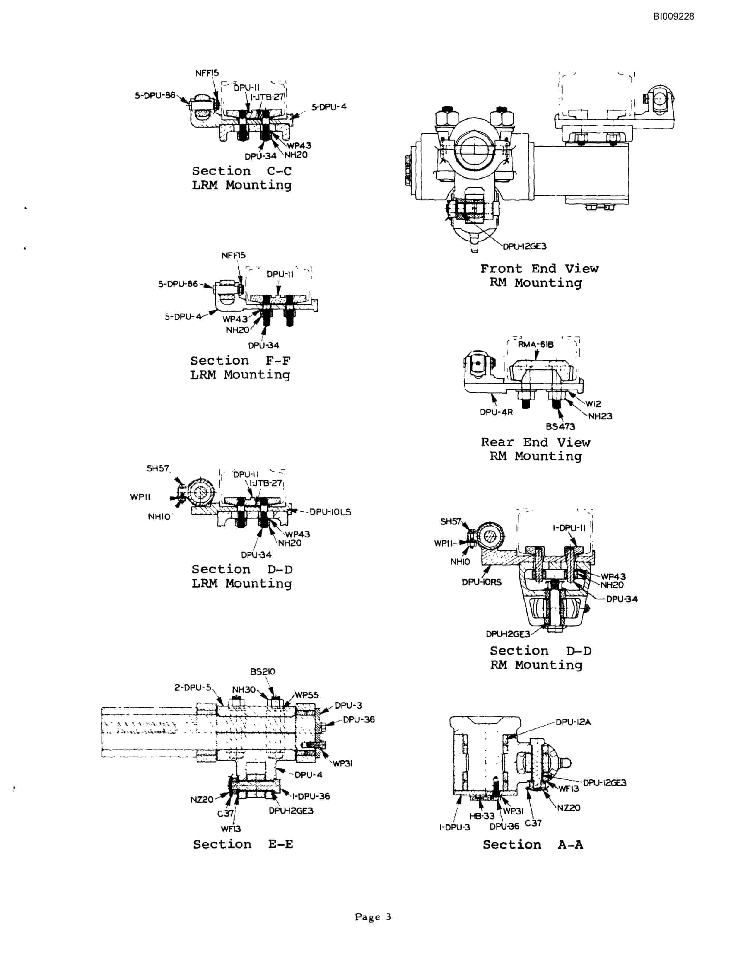 Bucyrus JB-310 Parts Catalog BI009228-3