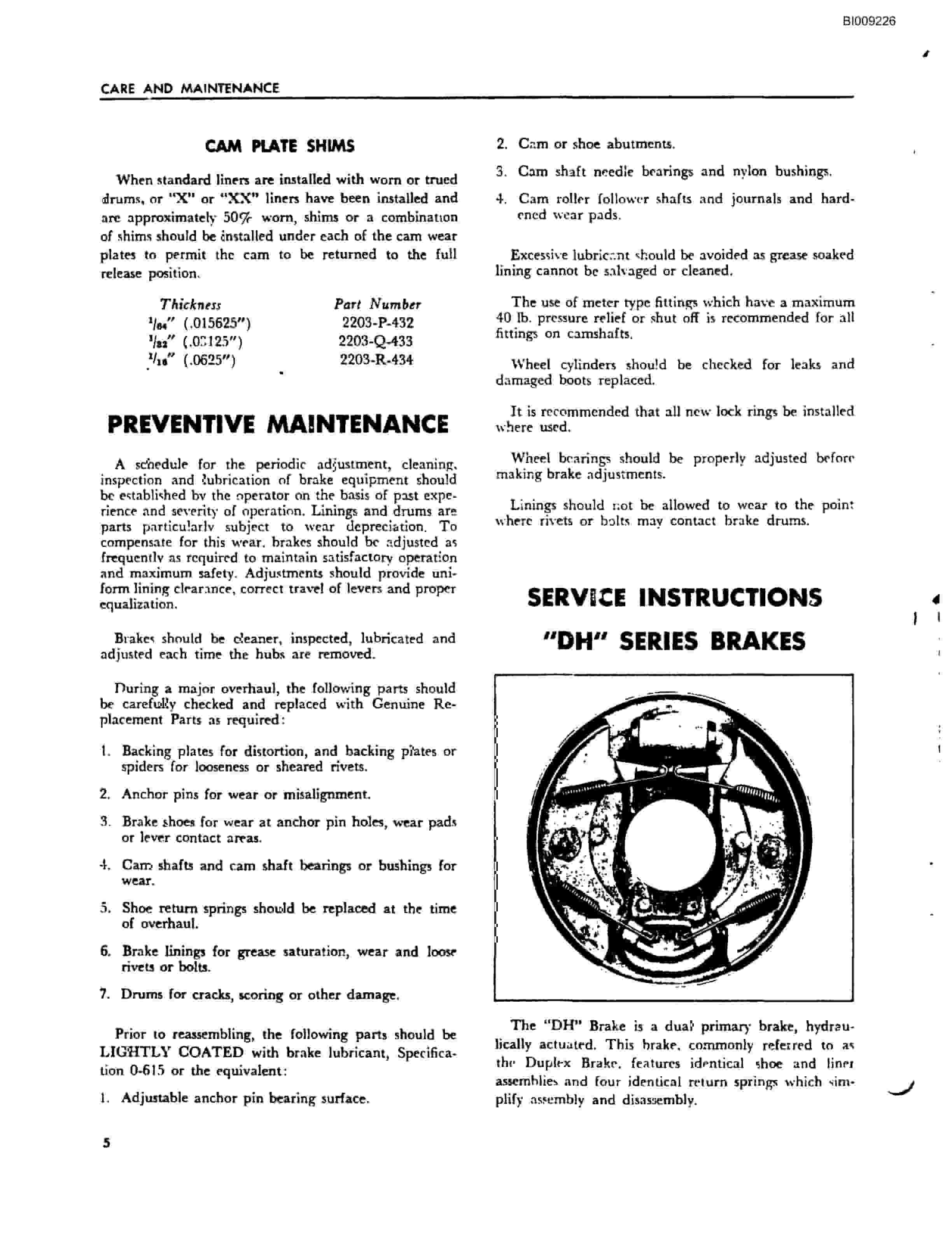 Bucyrus JB-313 Parts Catalog BI009226-4