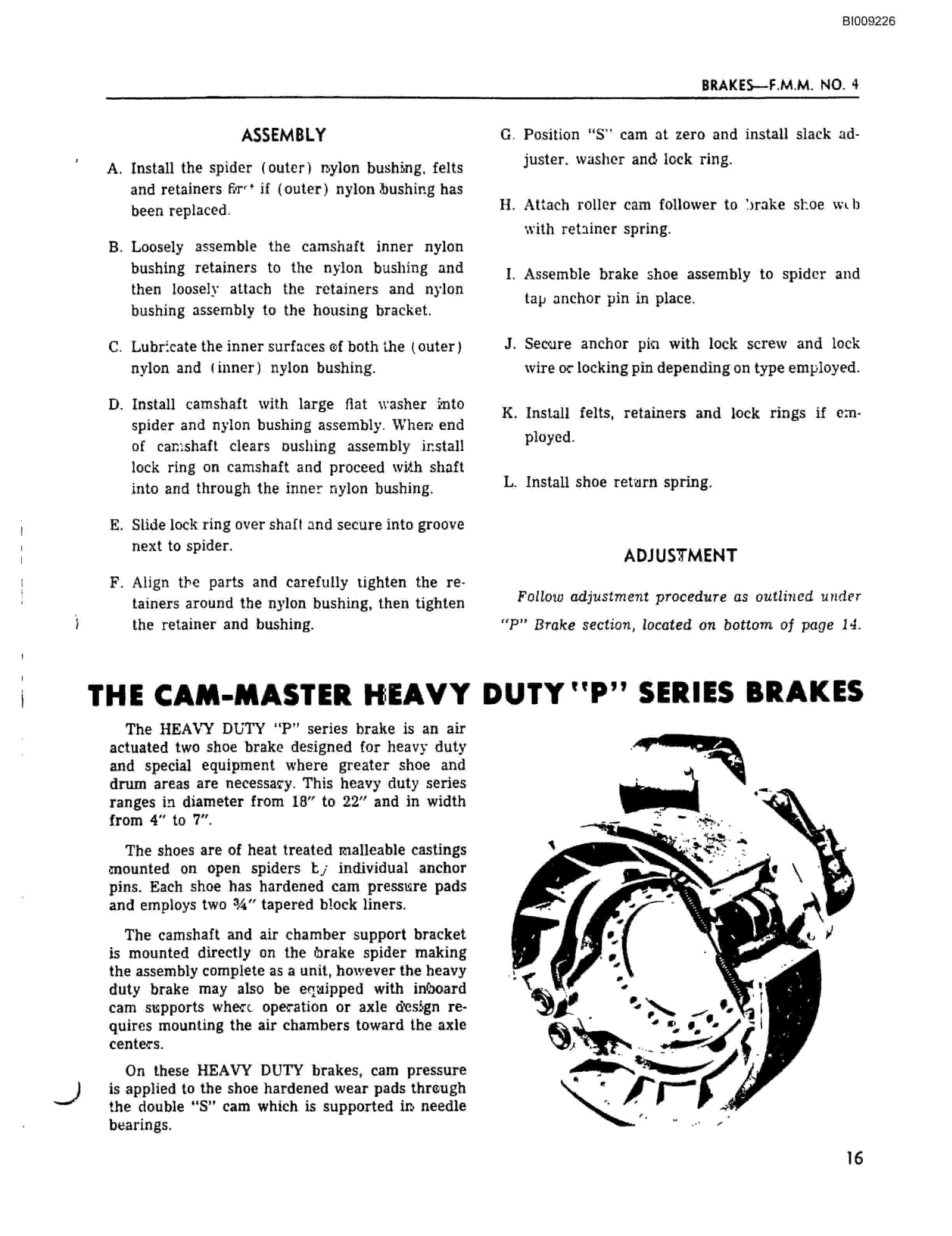 Bucyrus JB-313 Parts Catalog BI009226-5