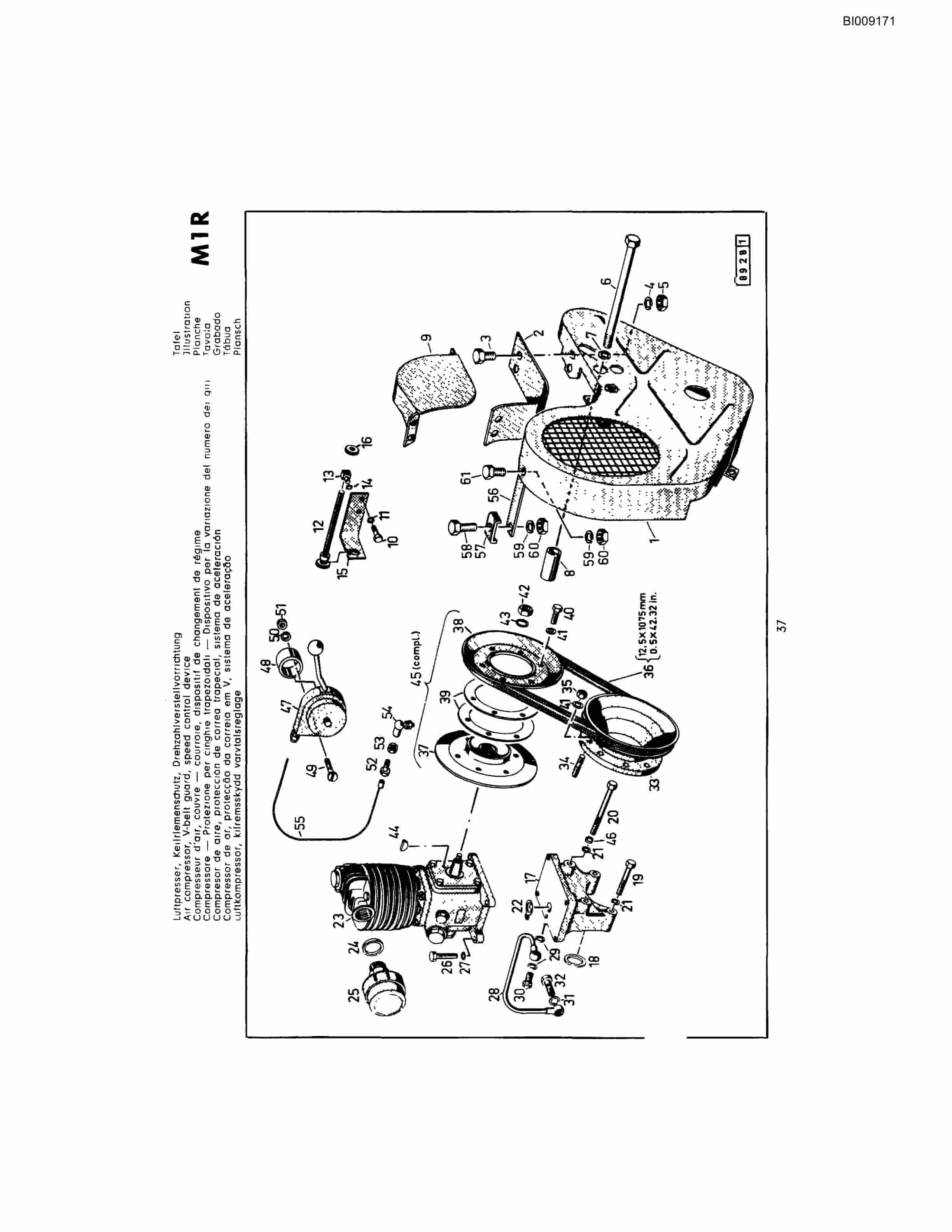 Bucyrus JB-315 Parts Catalog BI009171-2