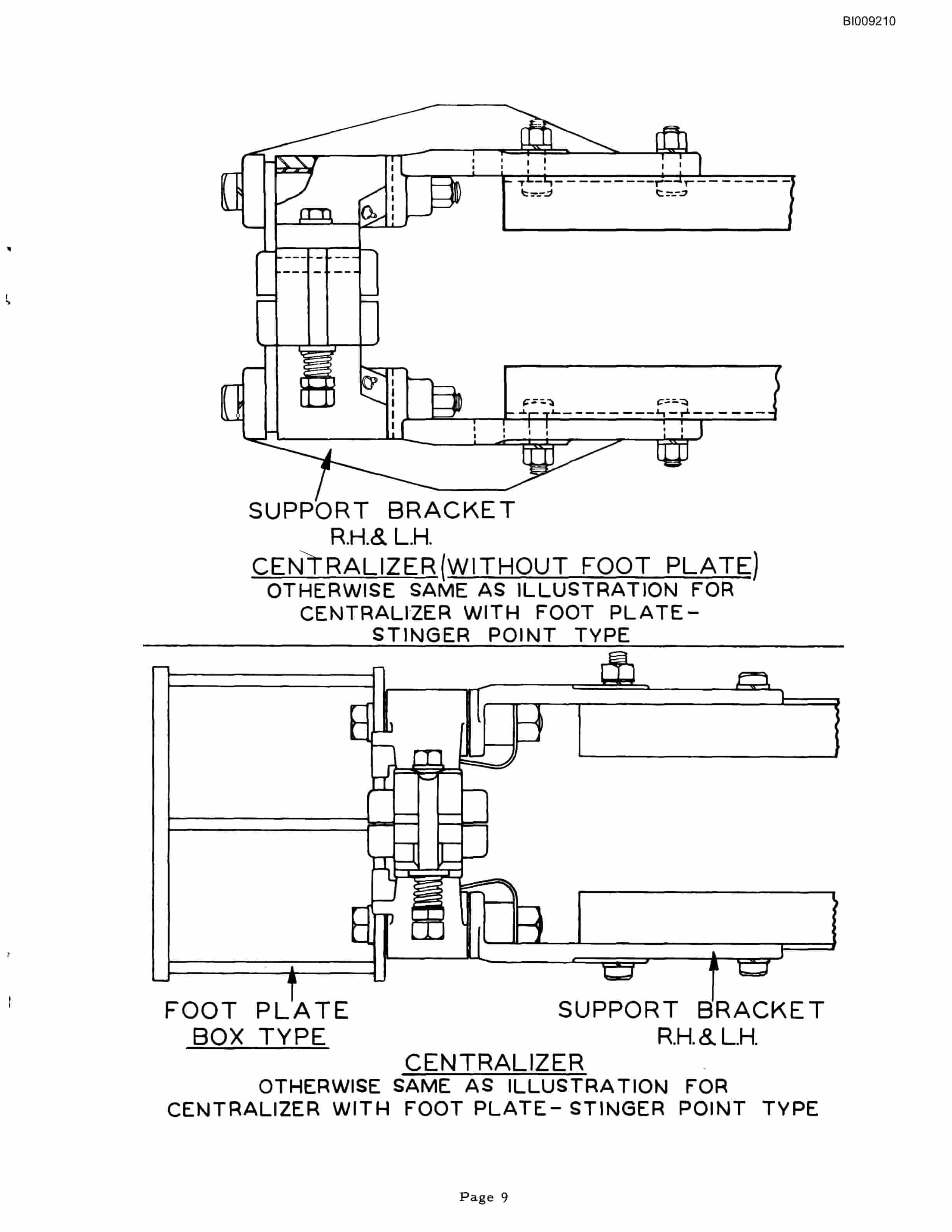 Bucyrus JB-321 Parts Catalog BI009210-2