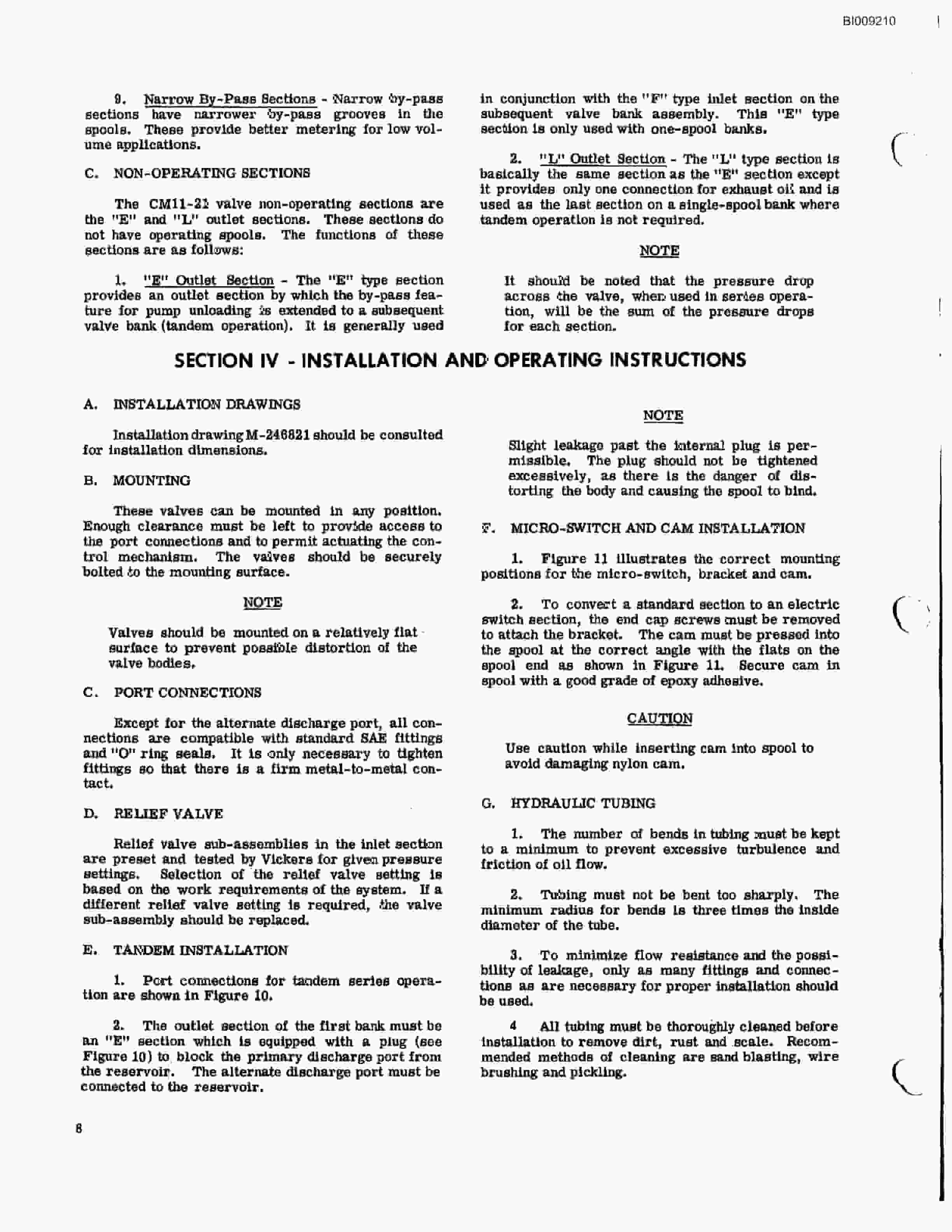 Bucyrus JB-321 Parts Catalog BI009210-5