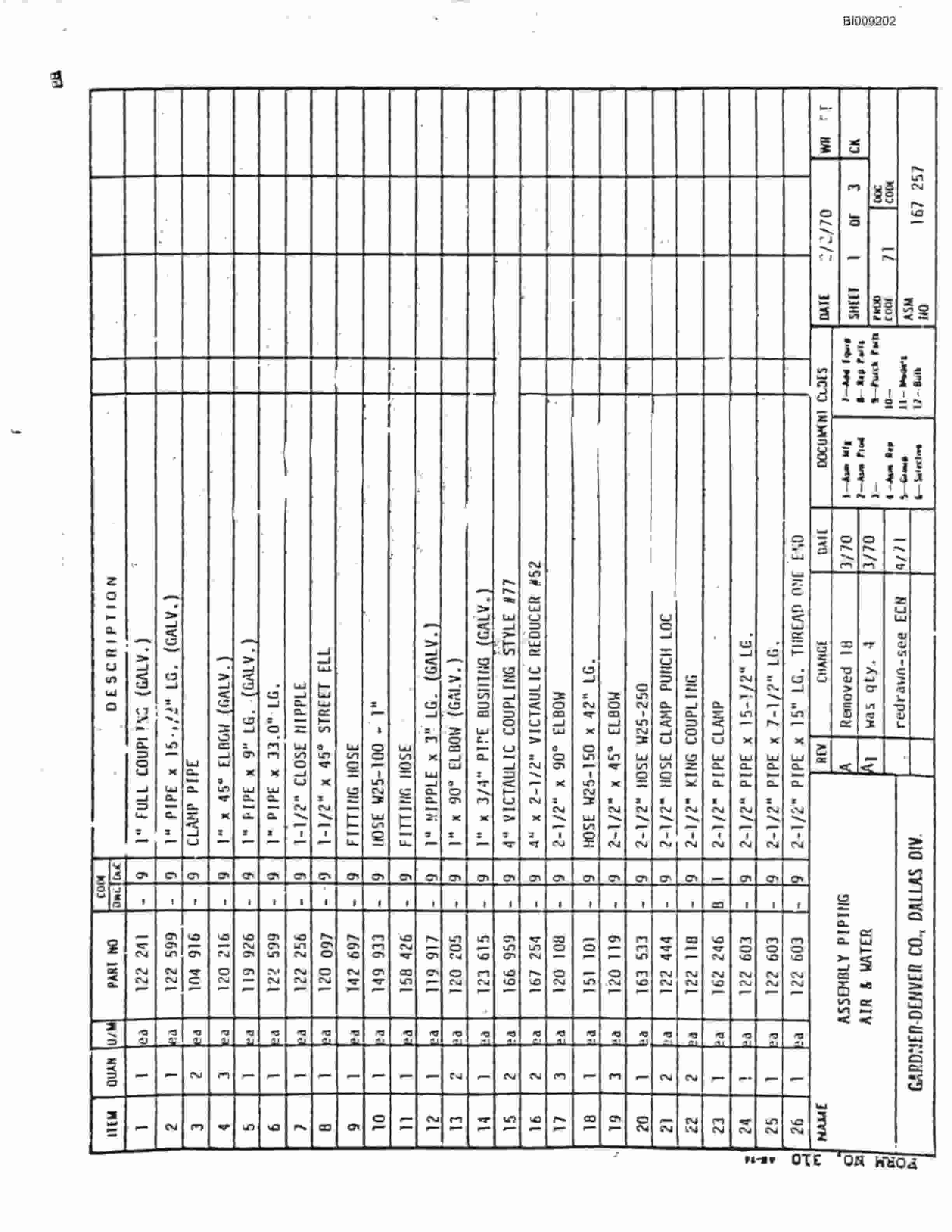 Bucyrus JB-324 Parts Catalog BI009202-4