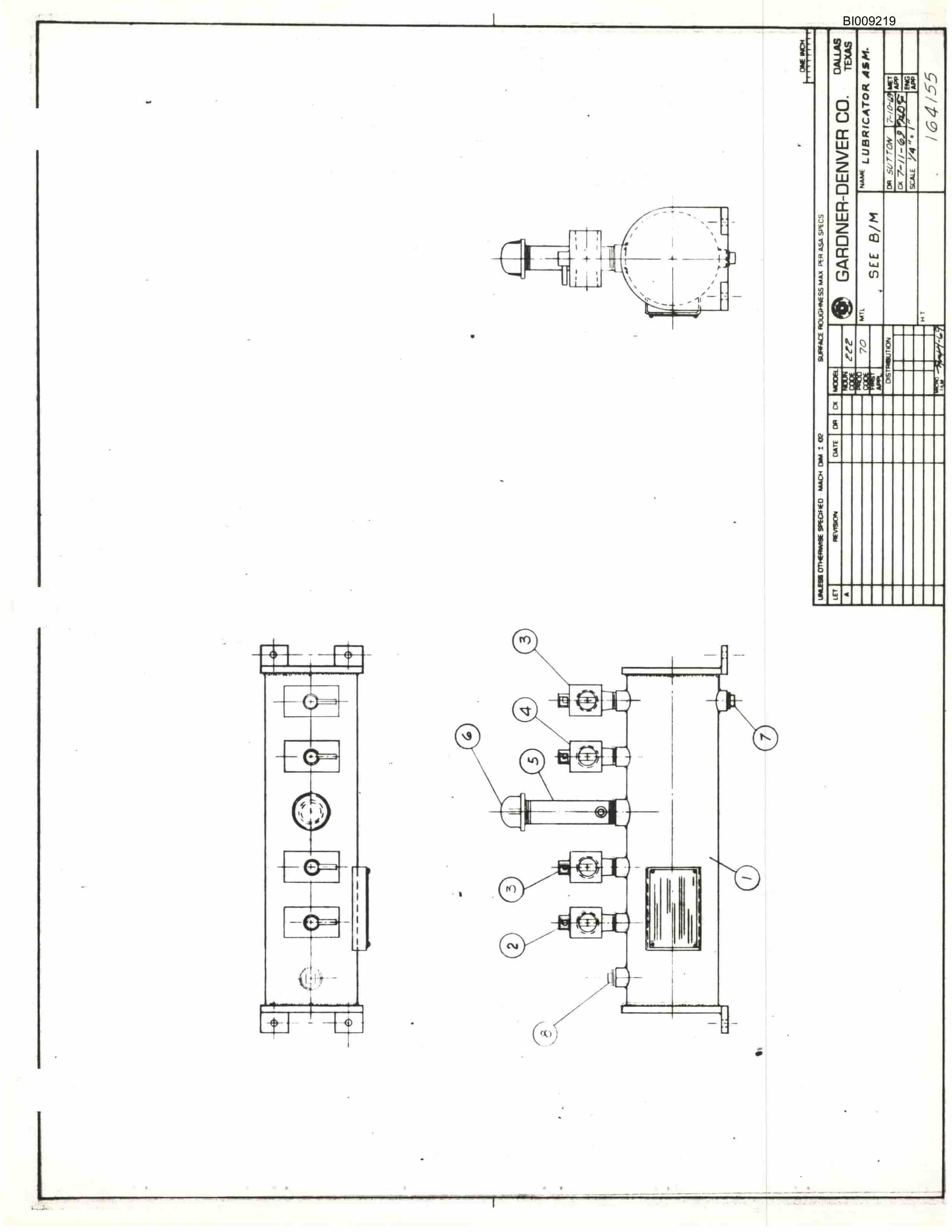 Bucyrus JB-333 Parts Catalog BI009219-4