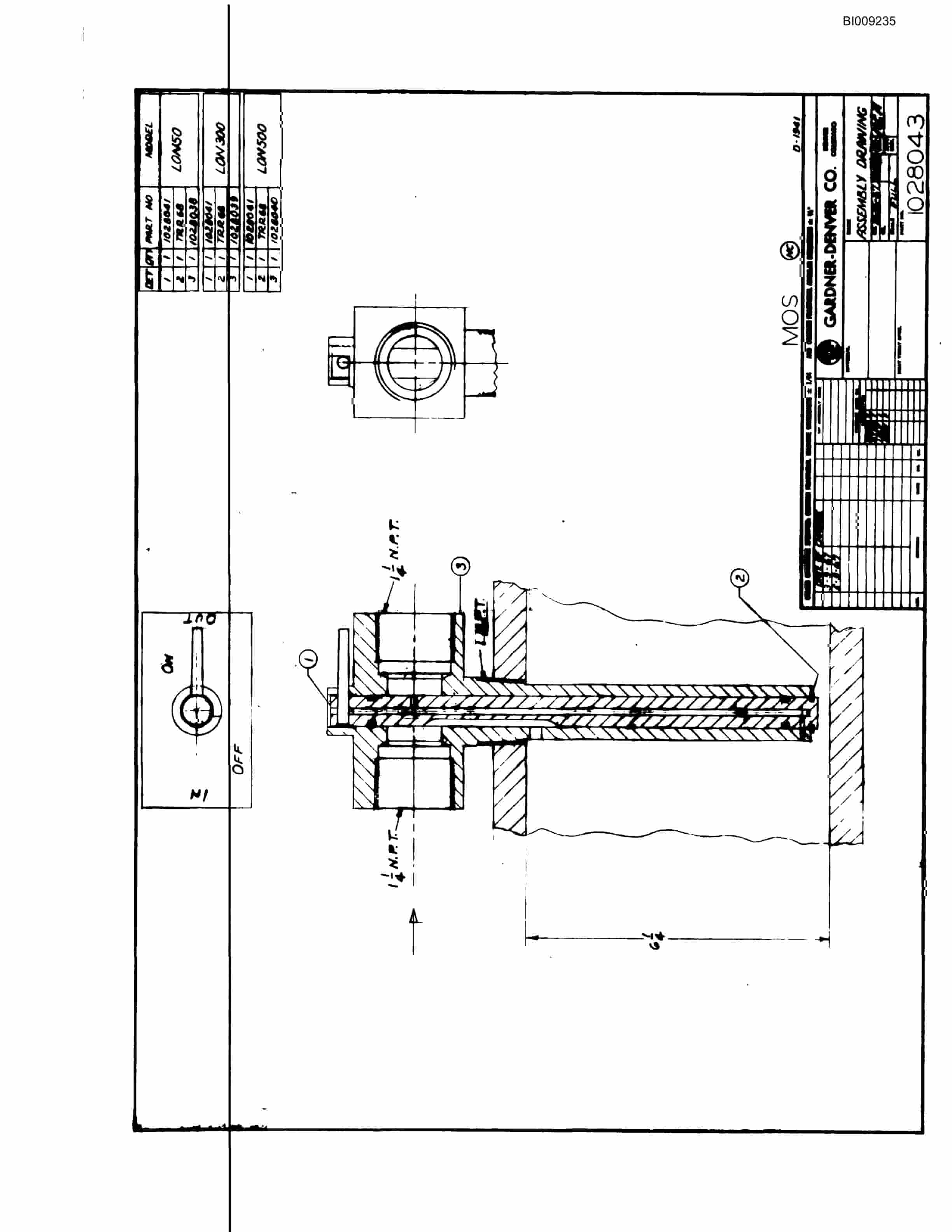 Bucyrus JB-339 Parts Catalog BI009235-3