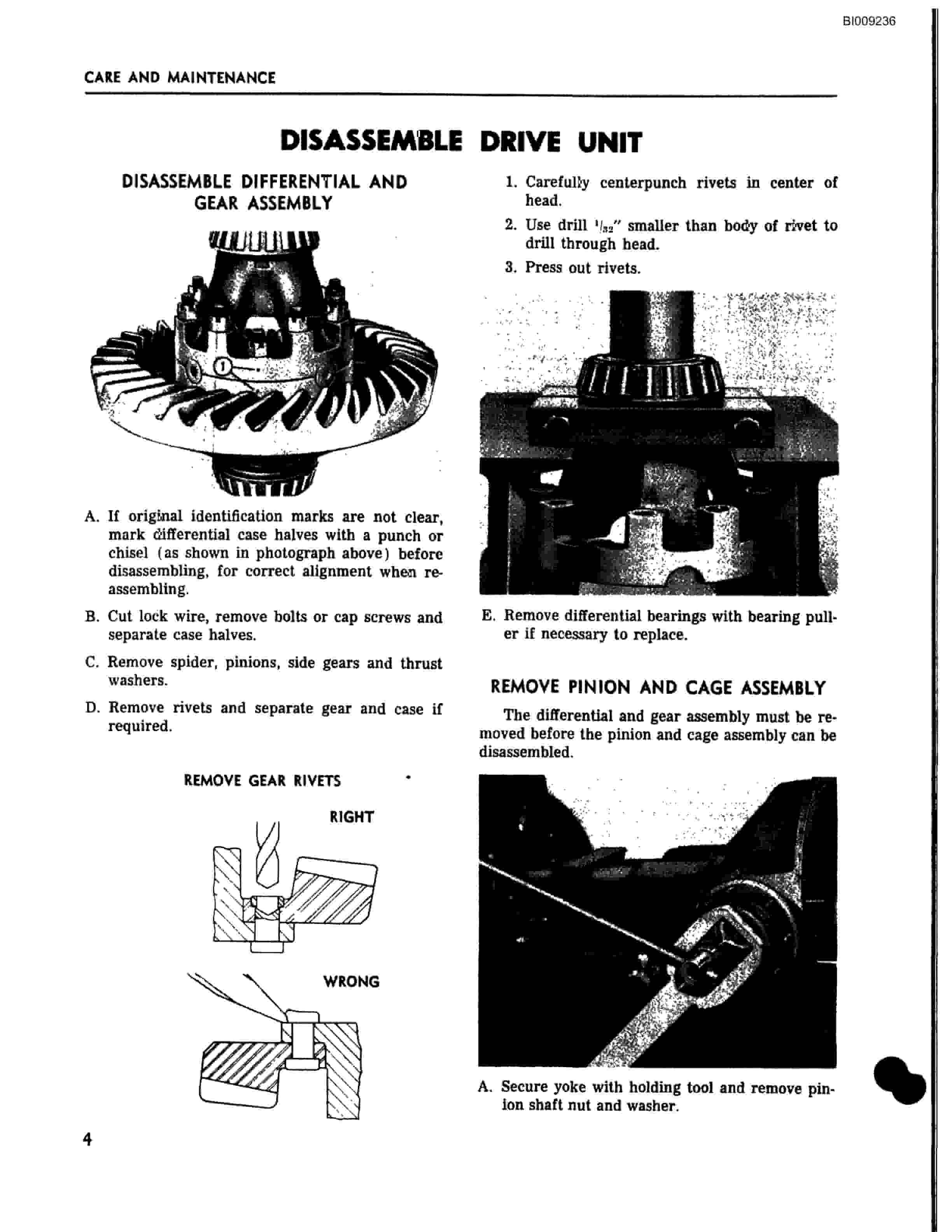 Bucyrus JB-347 Parts Catalog BI009236-2