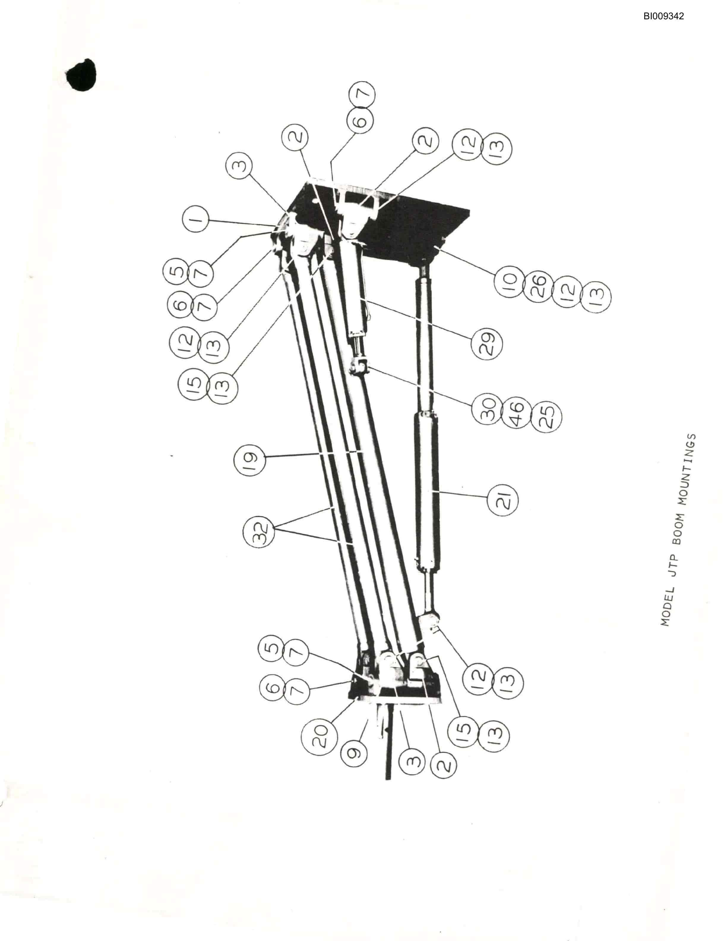 Bucyrus JB-349 Parts Catalog BI009342-3