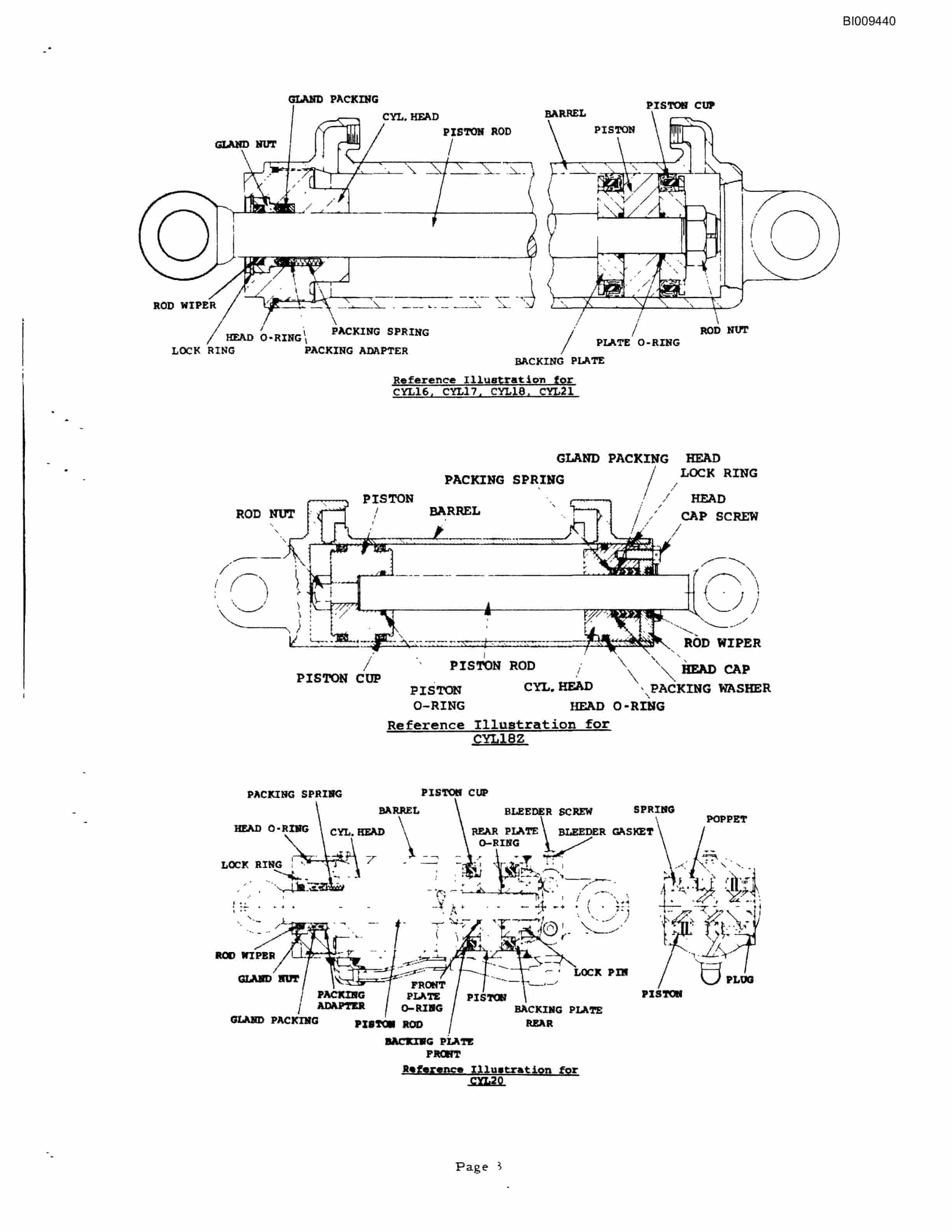 Bucyrus JB-363 Parts Catalog BI009440-3