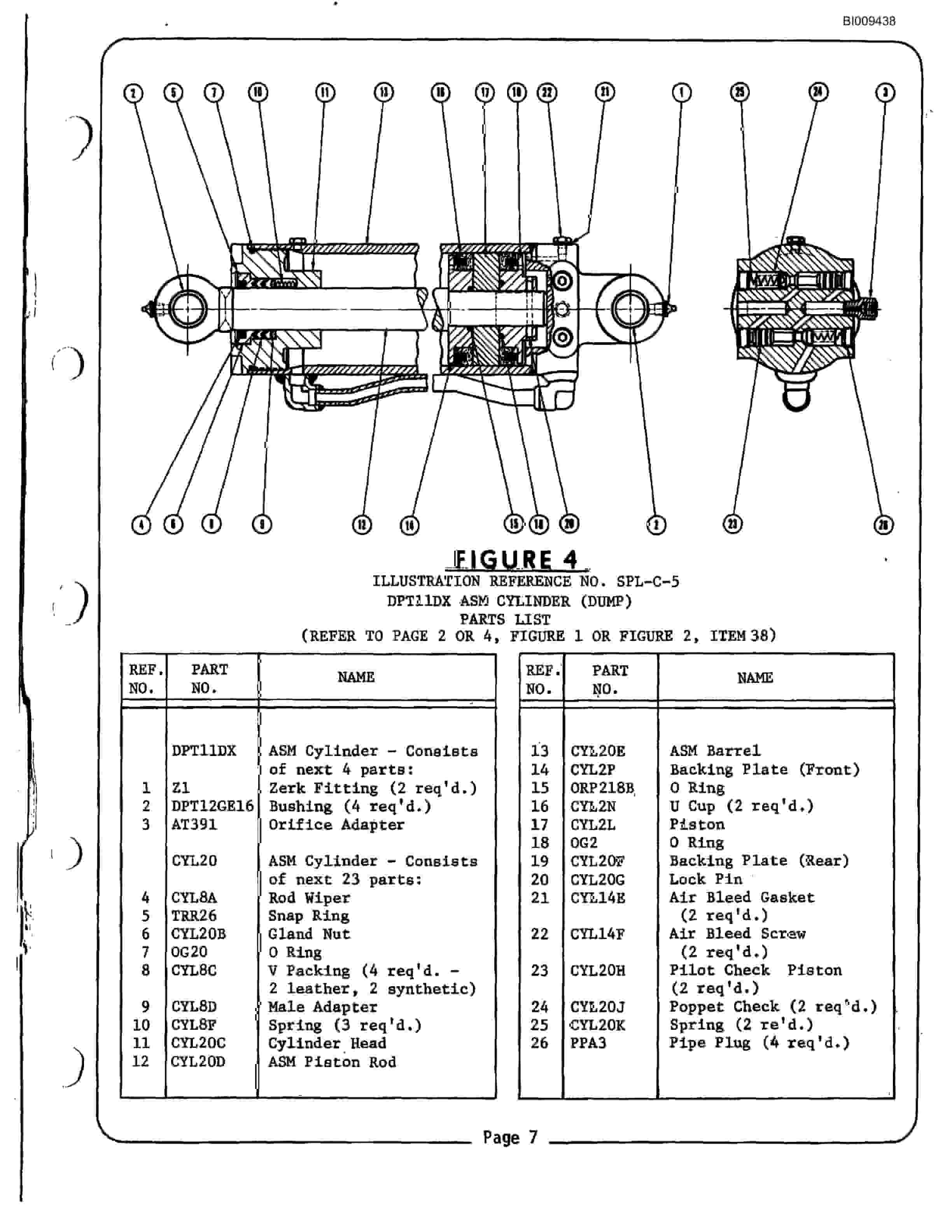 Bucyrus JB-369 Parts Catalog BI009438-2