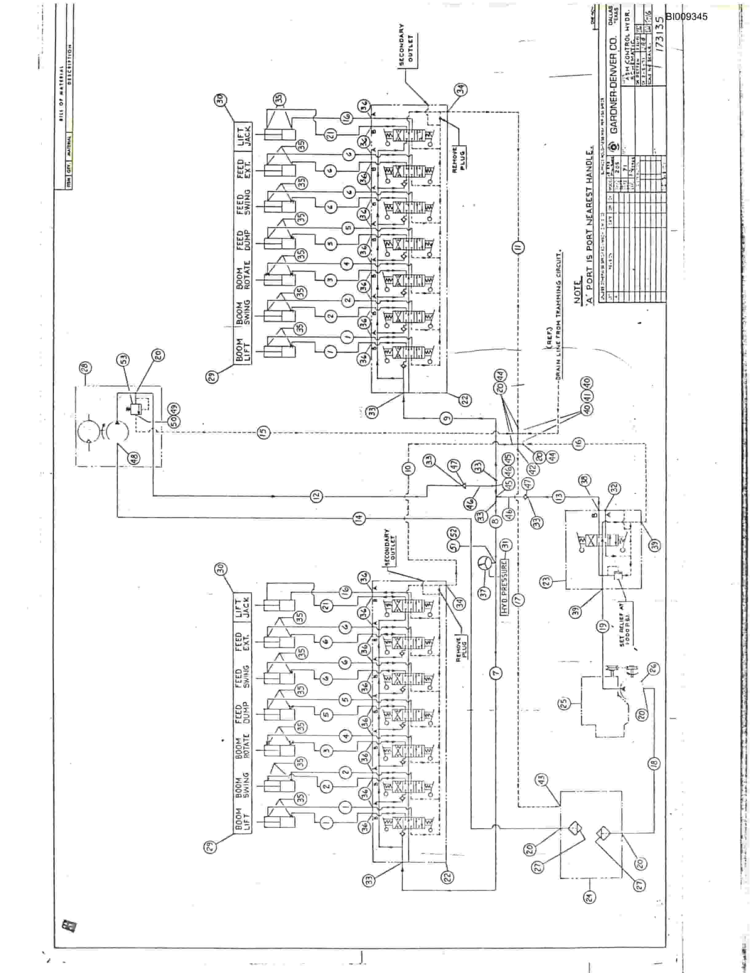 Bucyrus JB-398 Parts Catalog BI009345-2