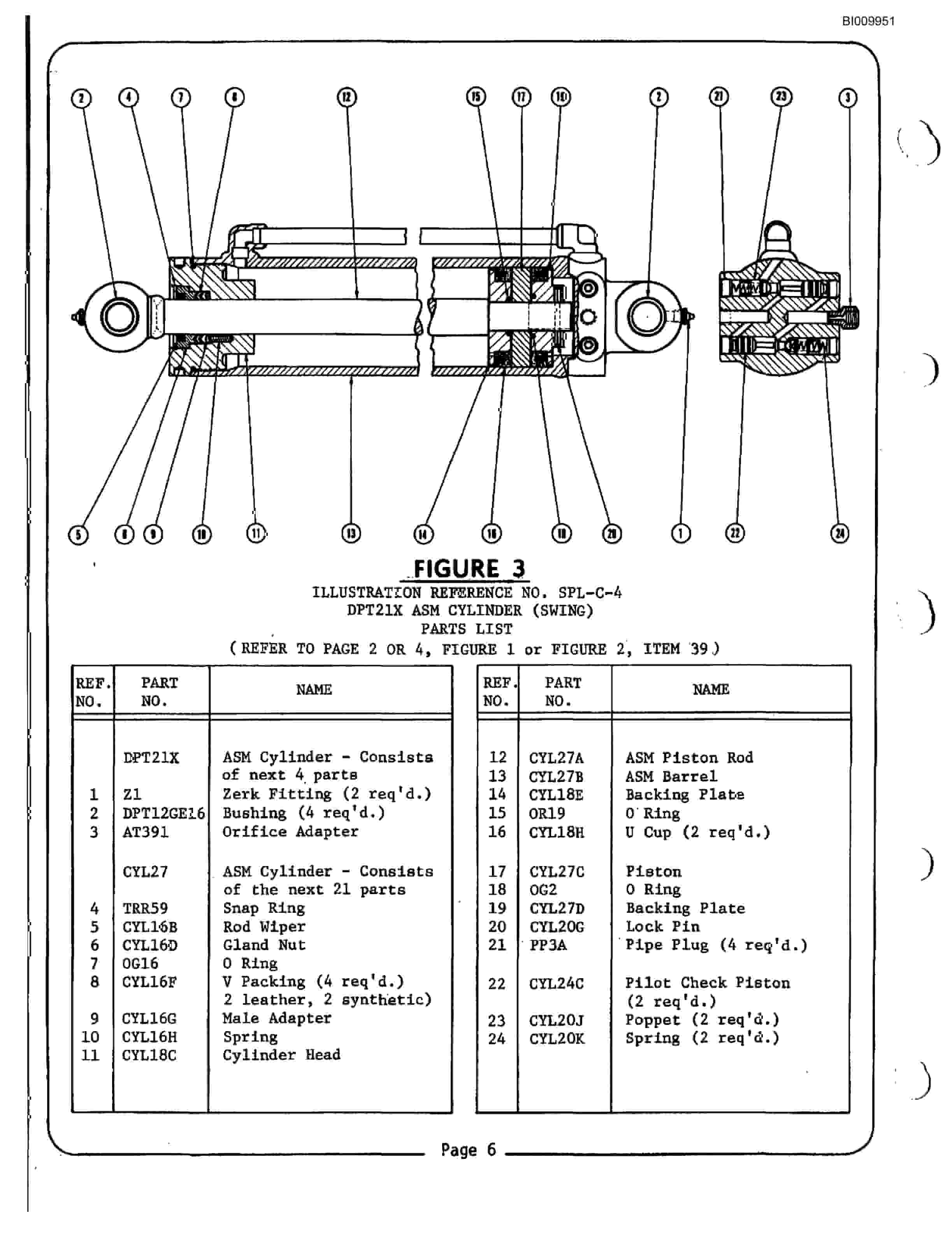 Bucyrus JB-410, JB-411 Parts Catalog BI009951-4