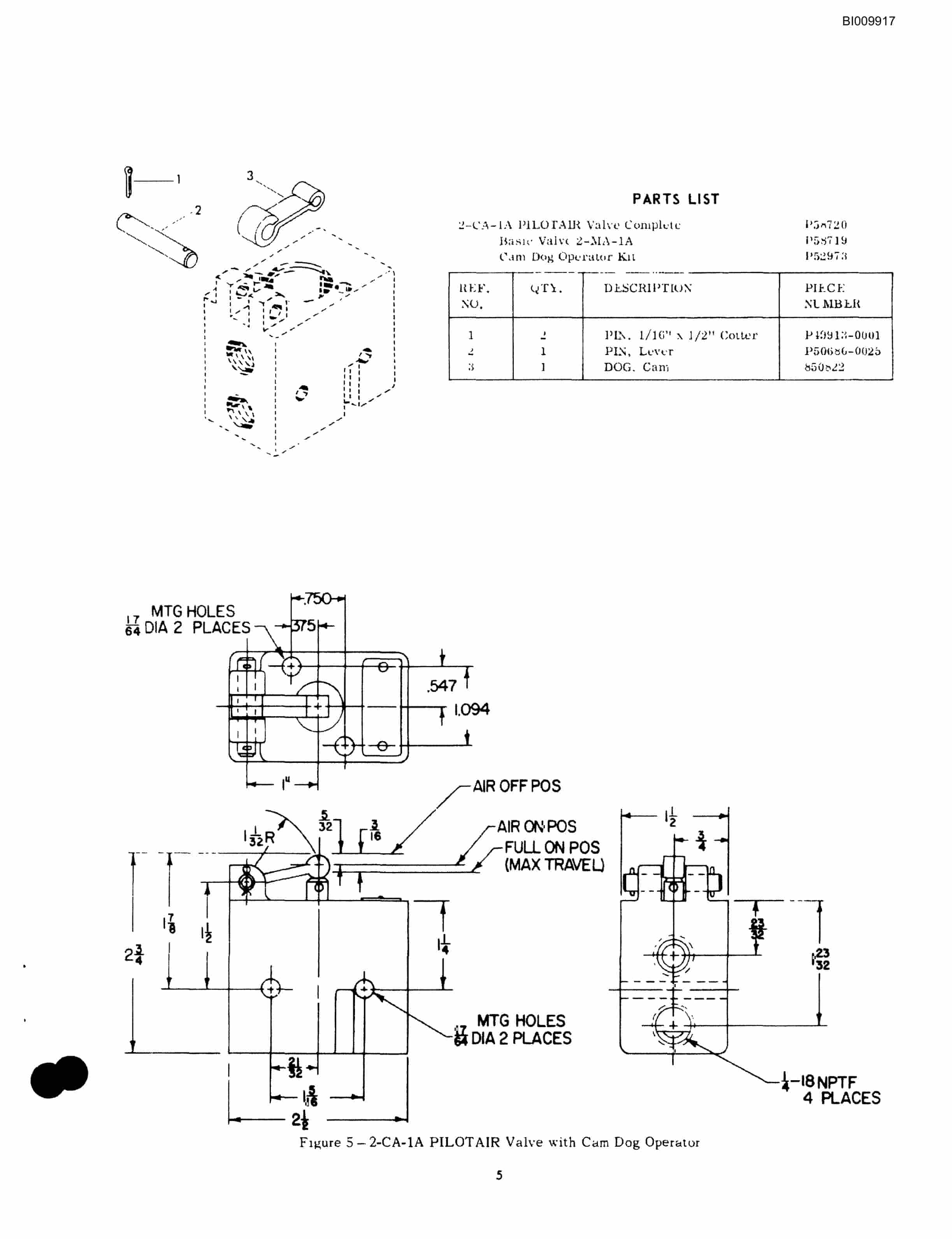 Bucyrus JB-413 Parts Catalog BI009917-4
