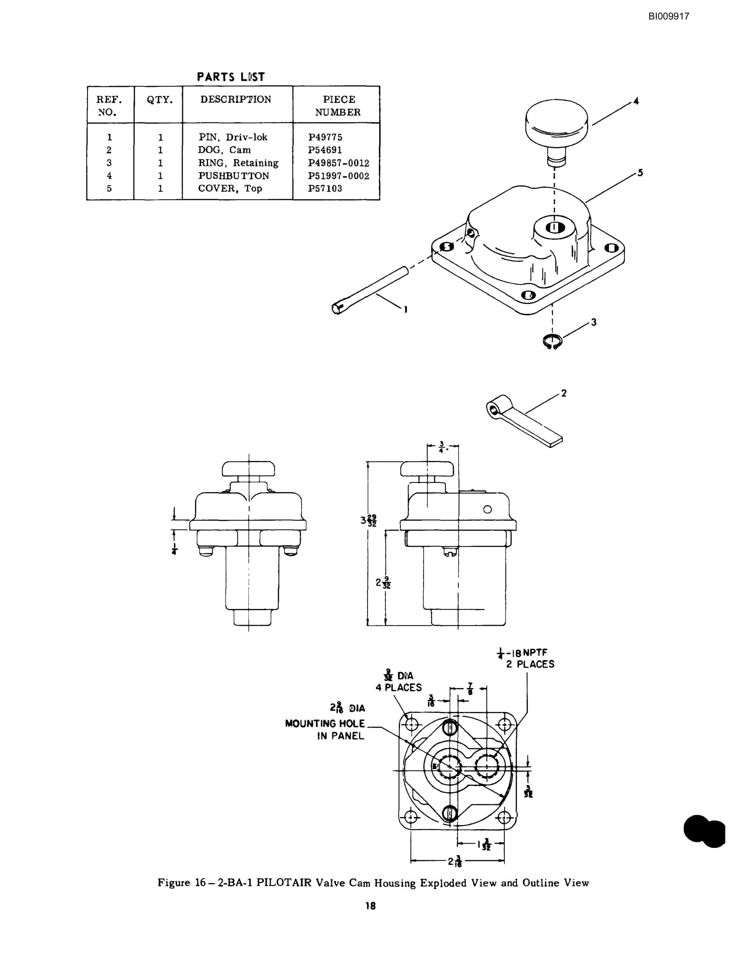 Bucyrus JB-413 Parts Catalog BI009917-5