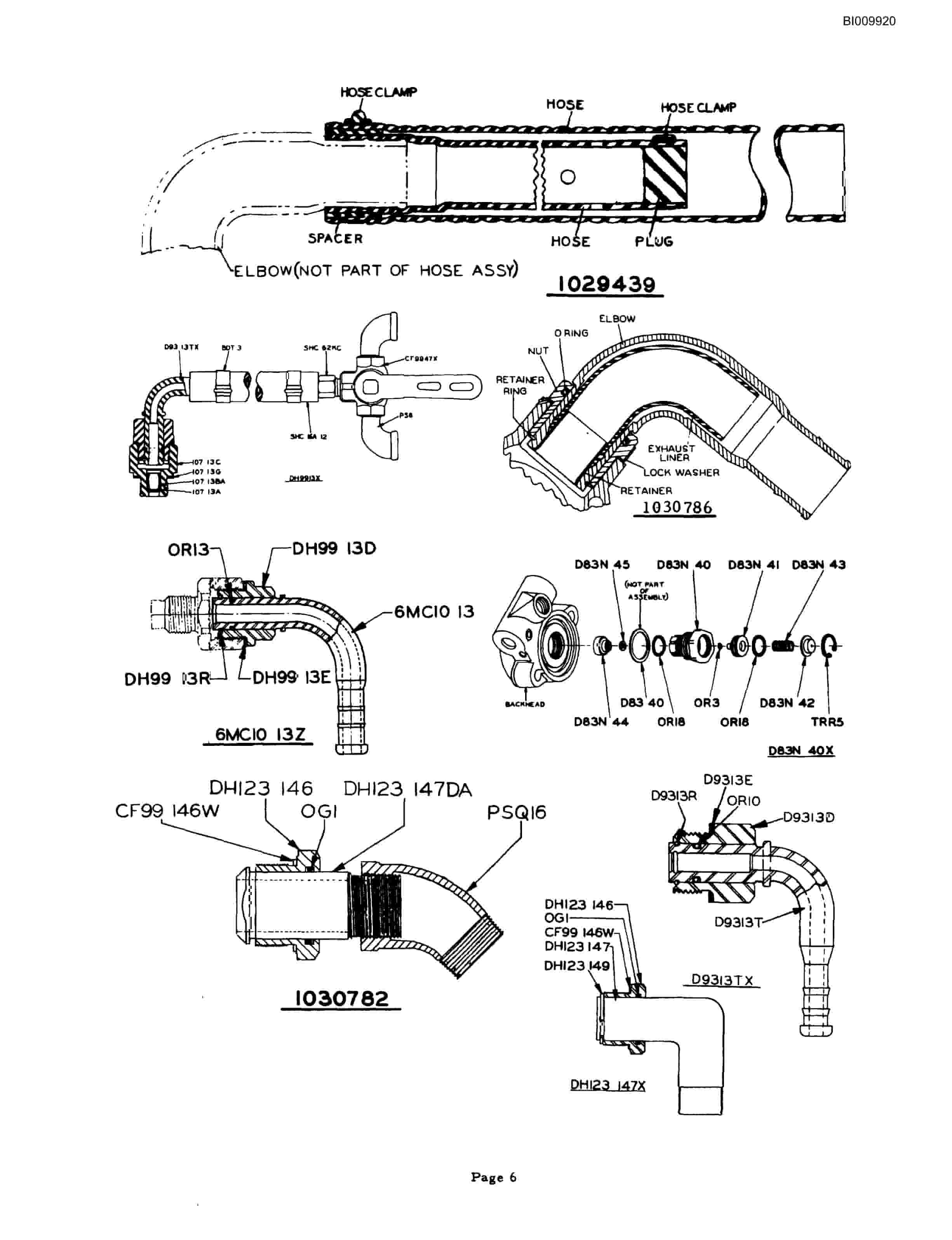 Bucyrus JB-416 Parts Catalog BI009920-4