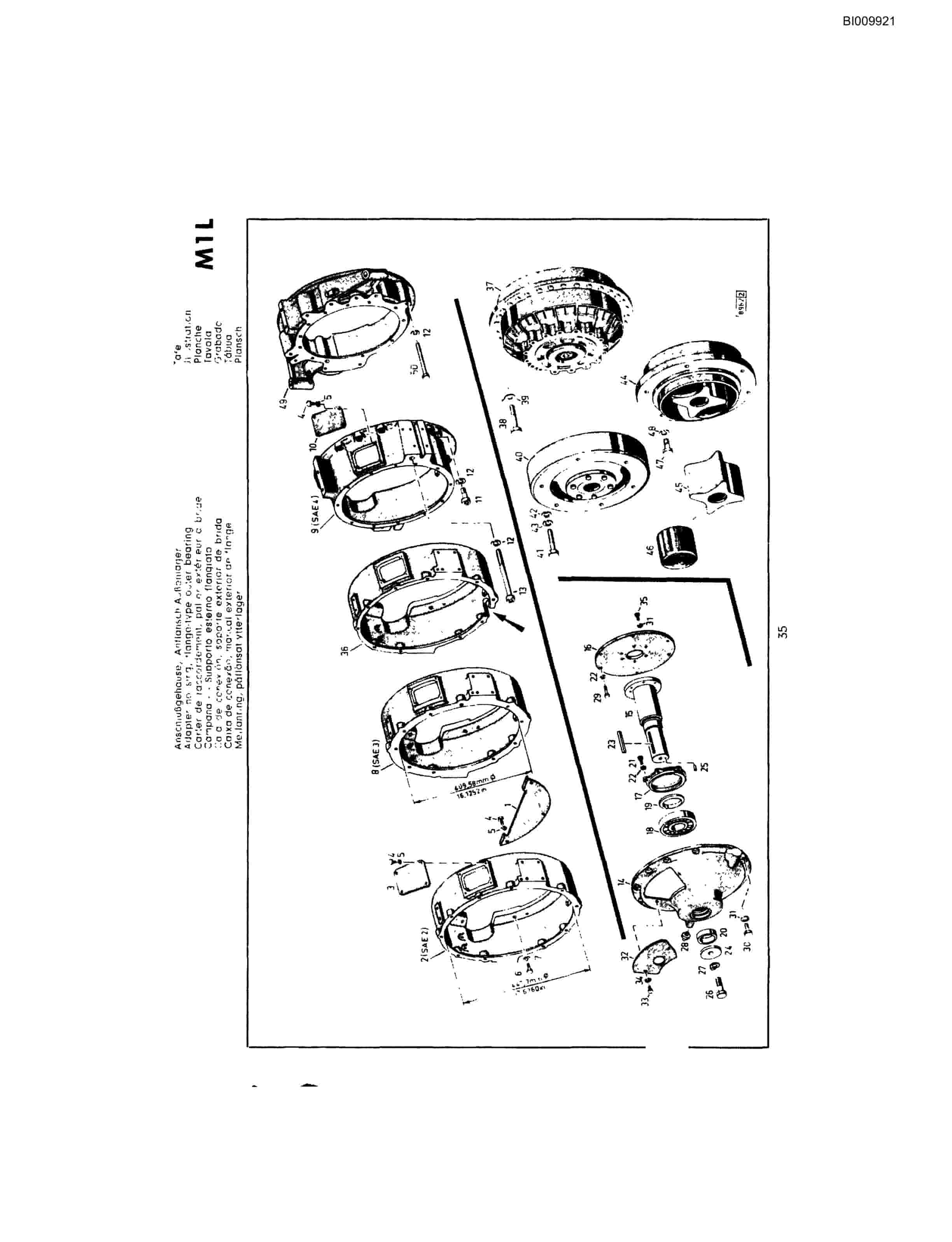 Bucyrus JB-417 Parts Catalog BI009921-2